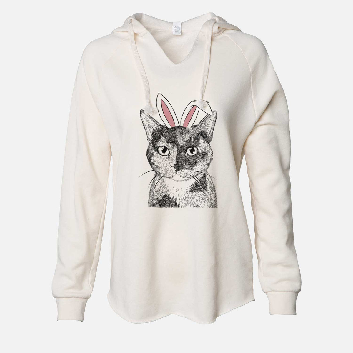 Easter Spooky Kitty the Tortoiseshell Cat - Cali Wave Hooded Sweatshirt