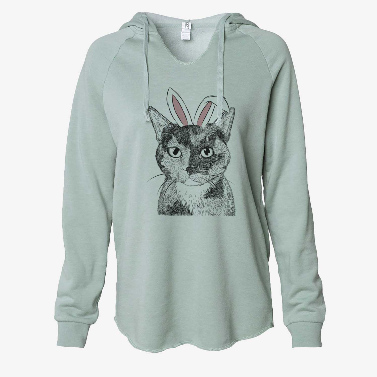 Easter Spooky Kitty the Tortoiseshell Cat - Cali Wave Hooded Sweatshirt