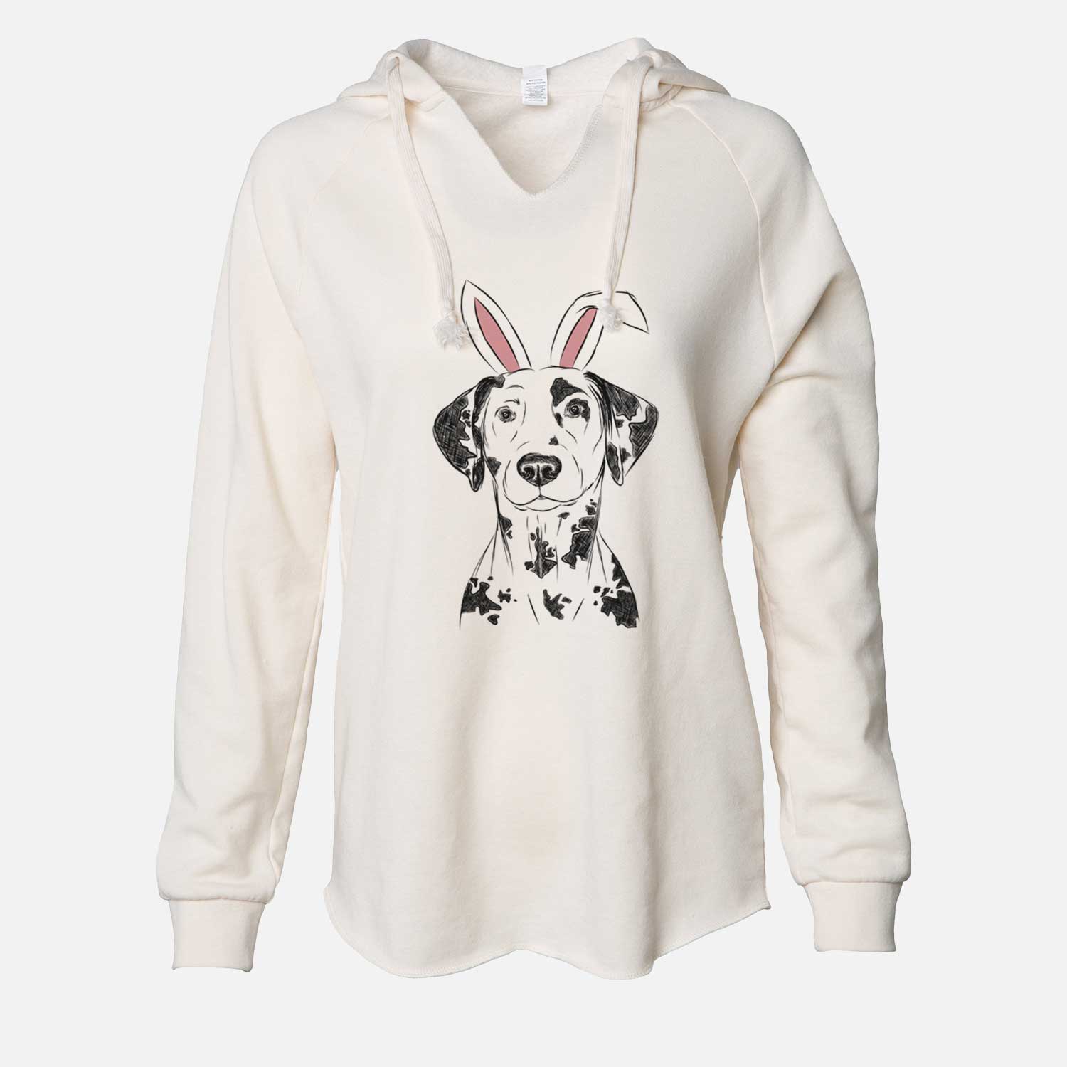 Easter Spot the Dalmatian - Cali Wave Hooded Sweatshirt