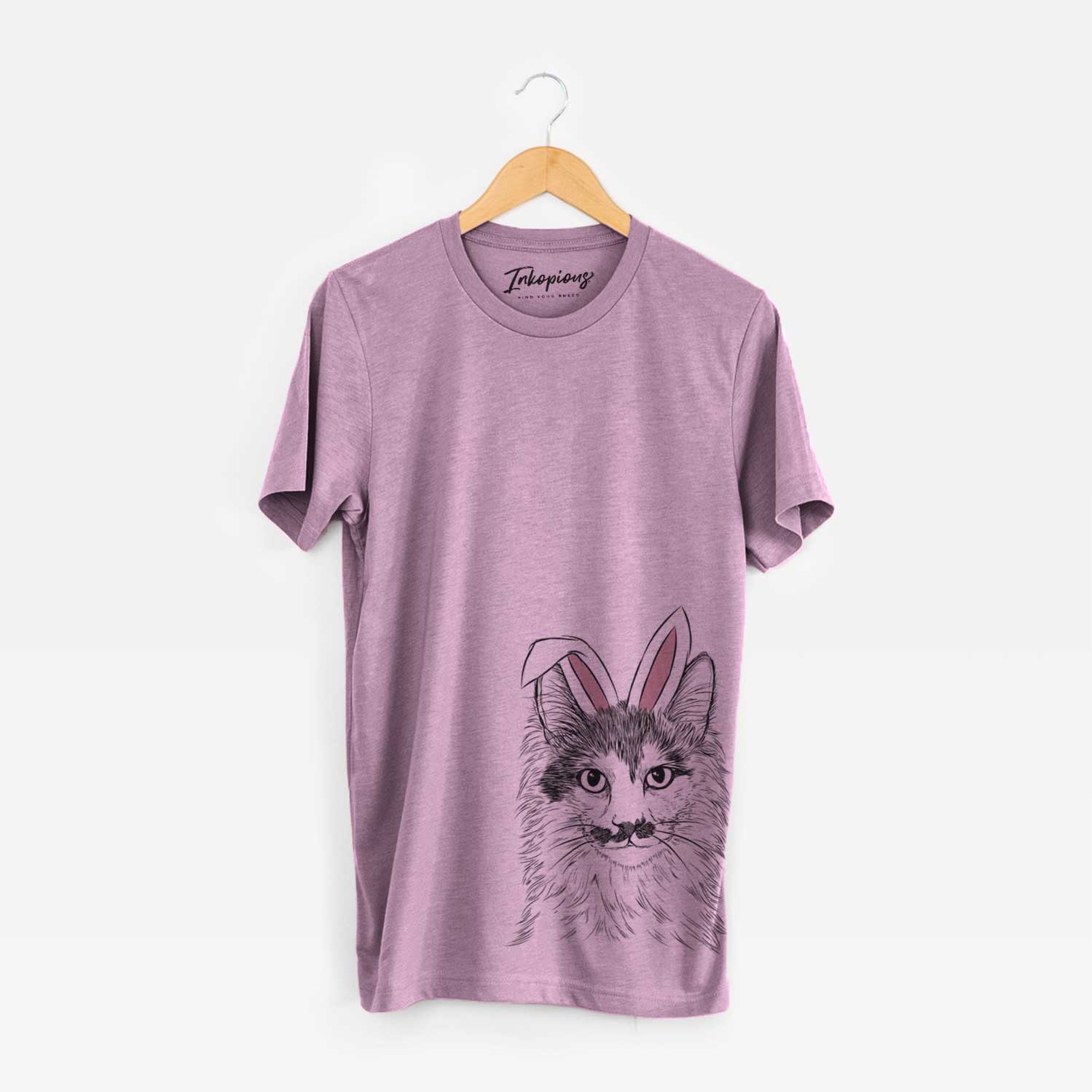 Easter Stache the Longhaired Mustard Cat - Unisex Crewneck