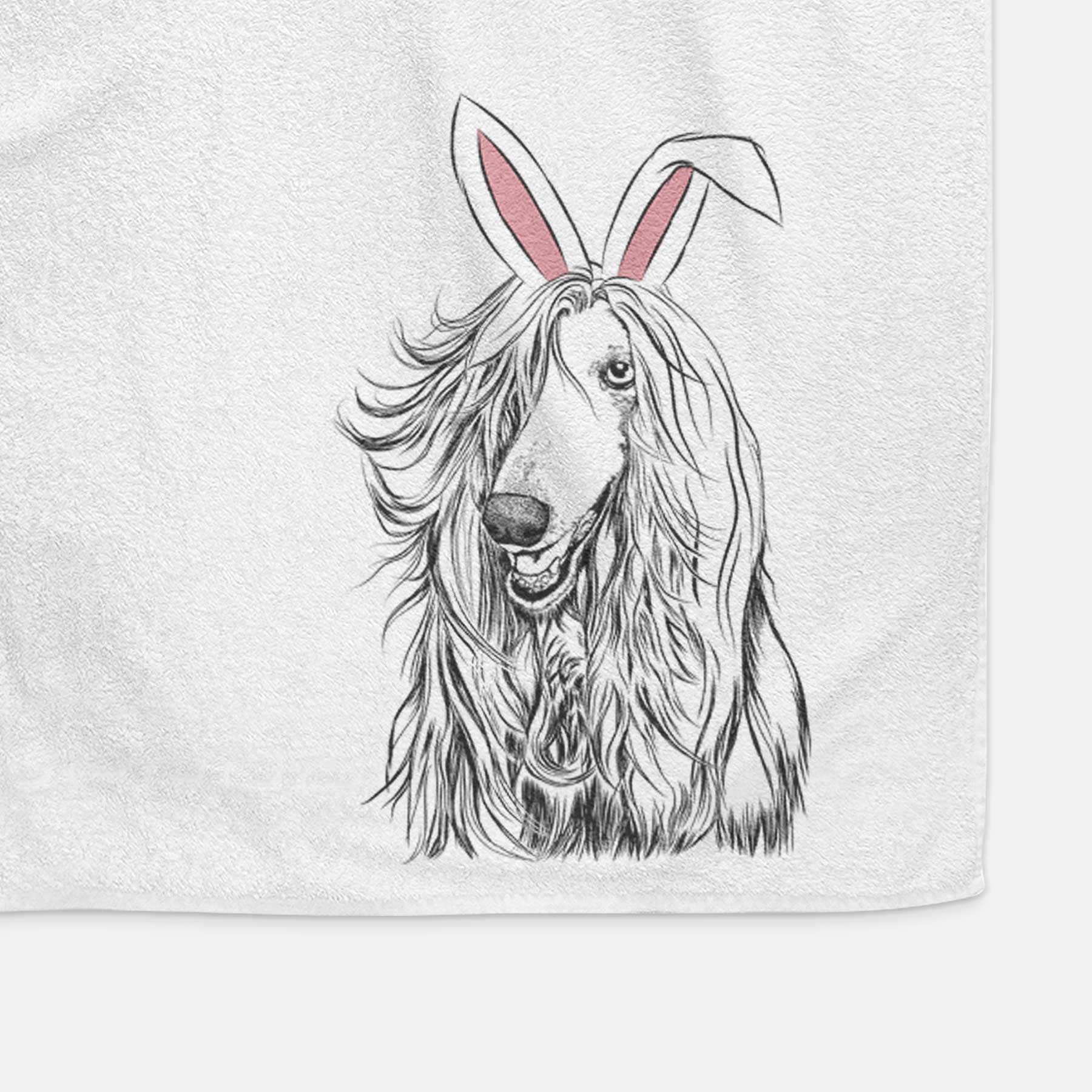 Sterling the Afghan Hound Decorative Hand Towel