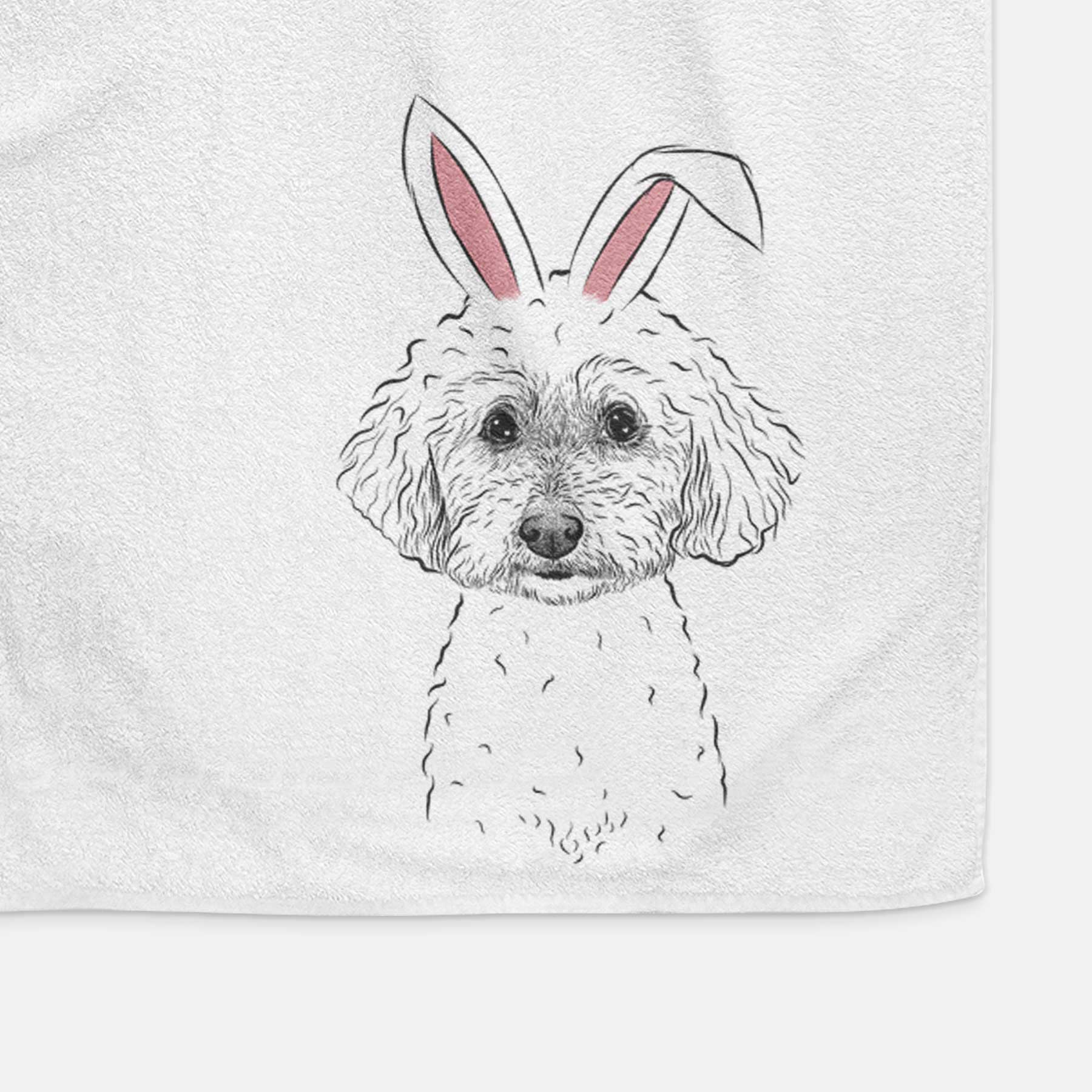 Stitch the Bichonpoo Decorative Hand Towel