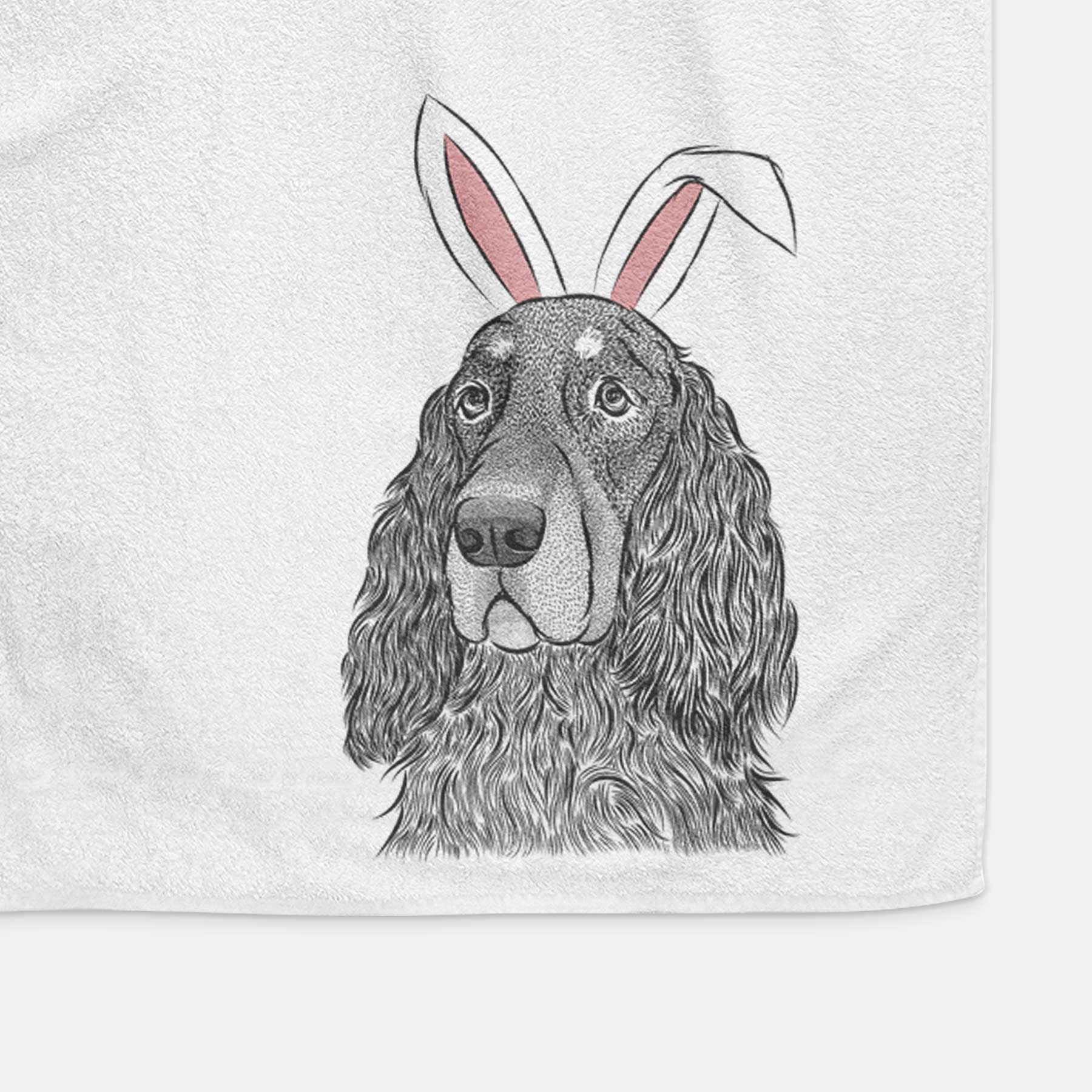 Stormy the Gordon Setter Decorative Hand Towel