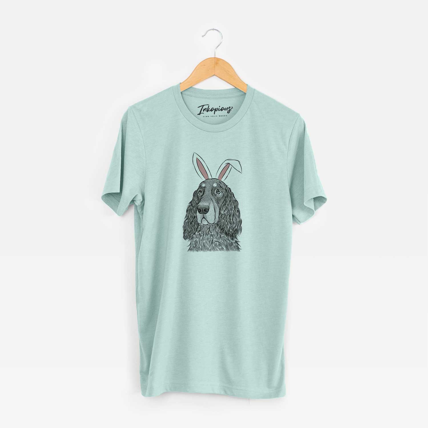 Easter Stormy the Gordon Setter - Unisex Crewneck