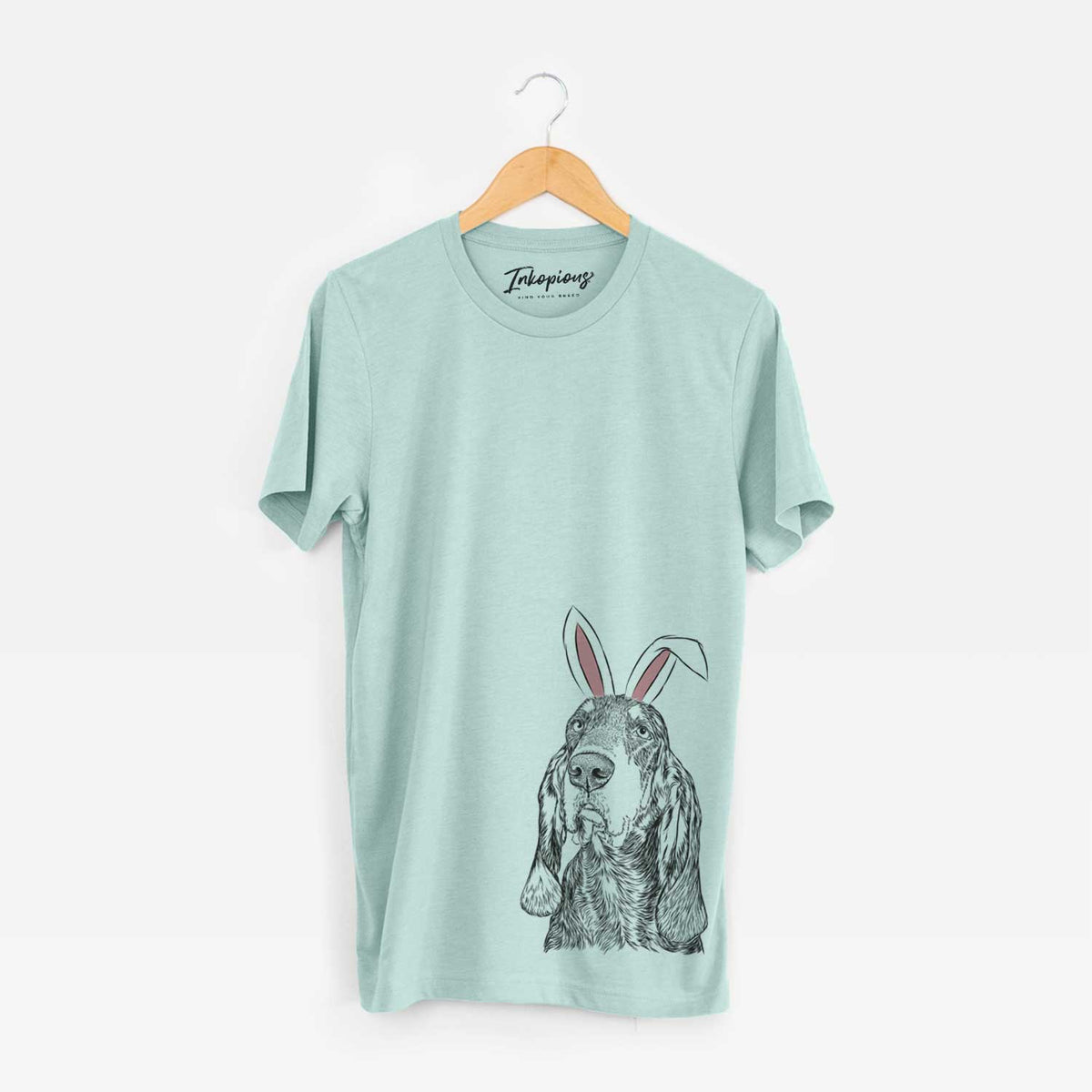 Easter Stu the Black and Tan Coonhound - Unisex Crewneck