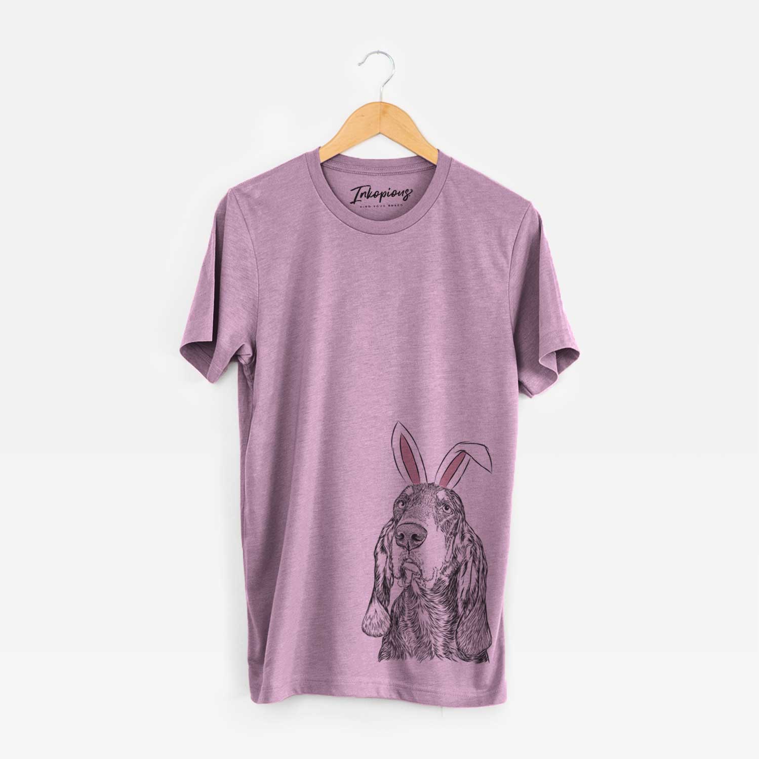 Easter Stu the Black and Tan Coonhound - Unisex Crewneck