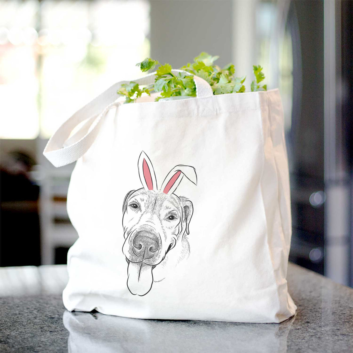 Sugar the Staffordshire Terrier Mix - Tote Bag