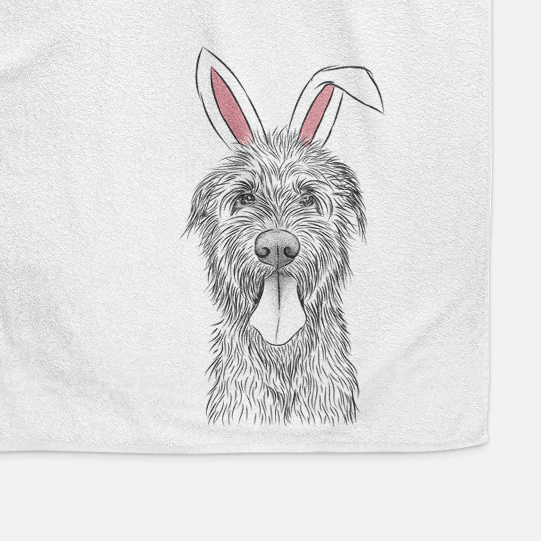 Sullivan the Irish Wolfhound Decorative Hand Towel