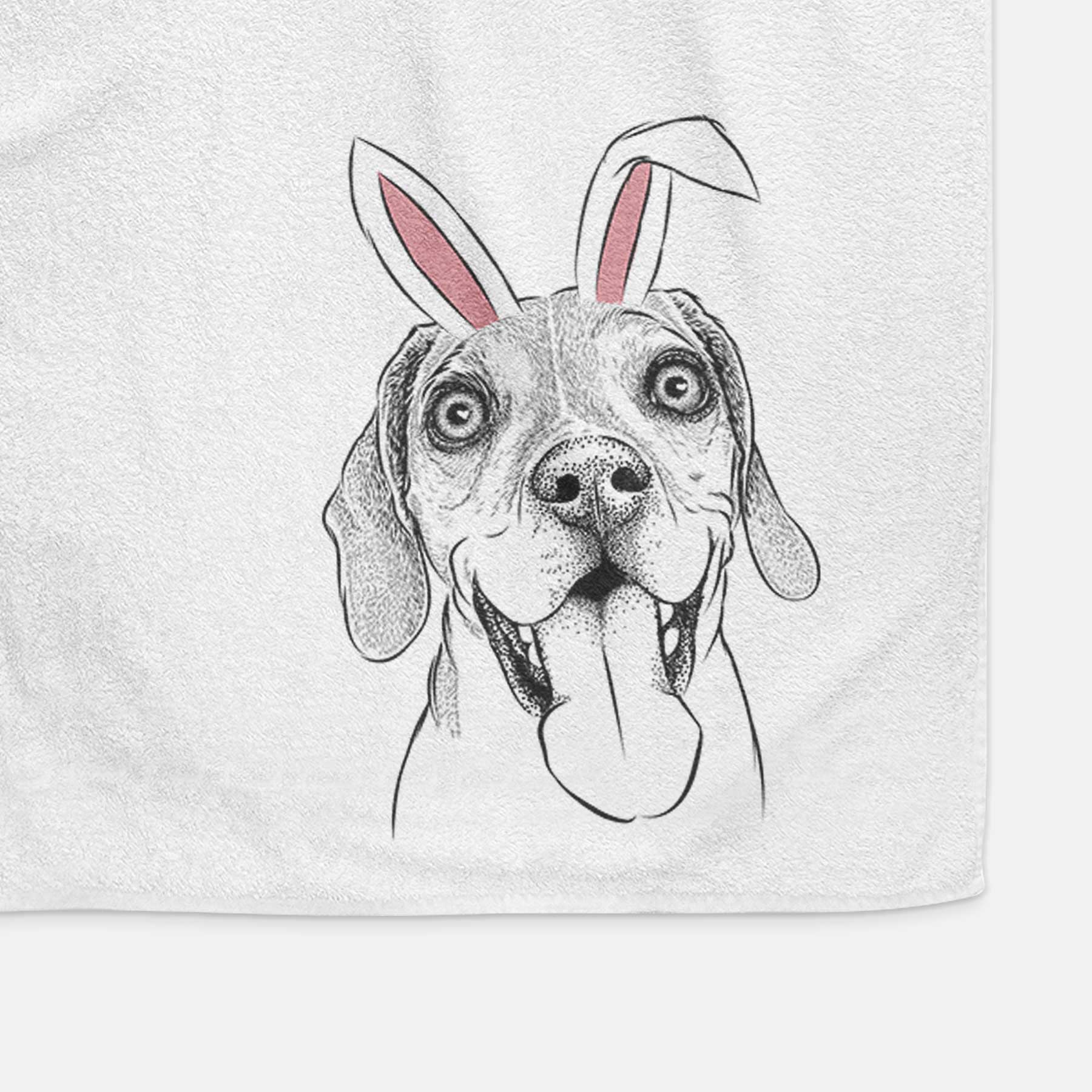 Sunny the Beagle Decorative Hand Towel