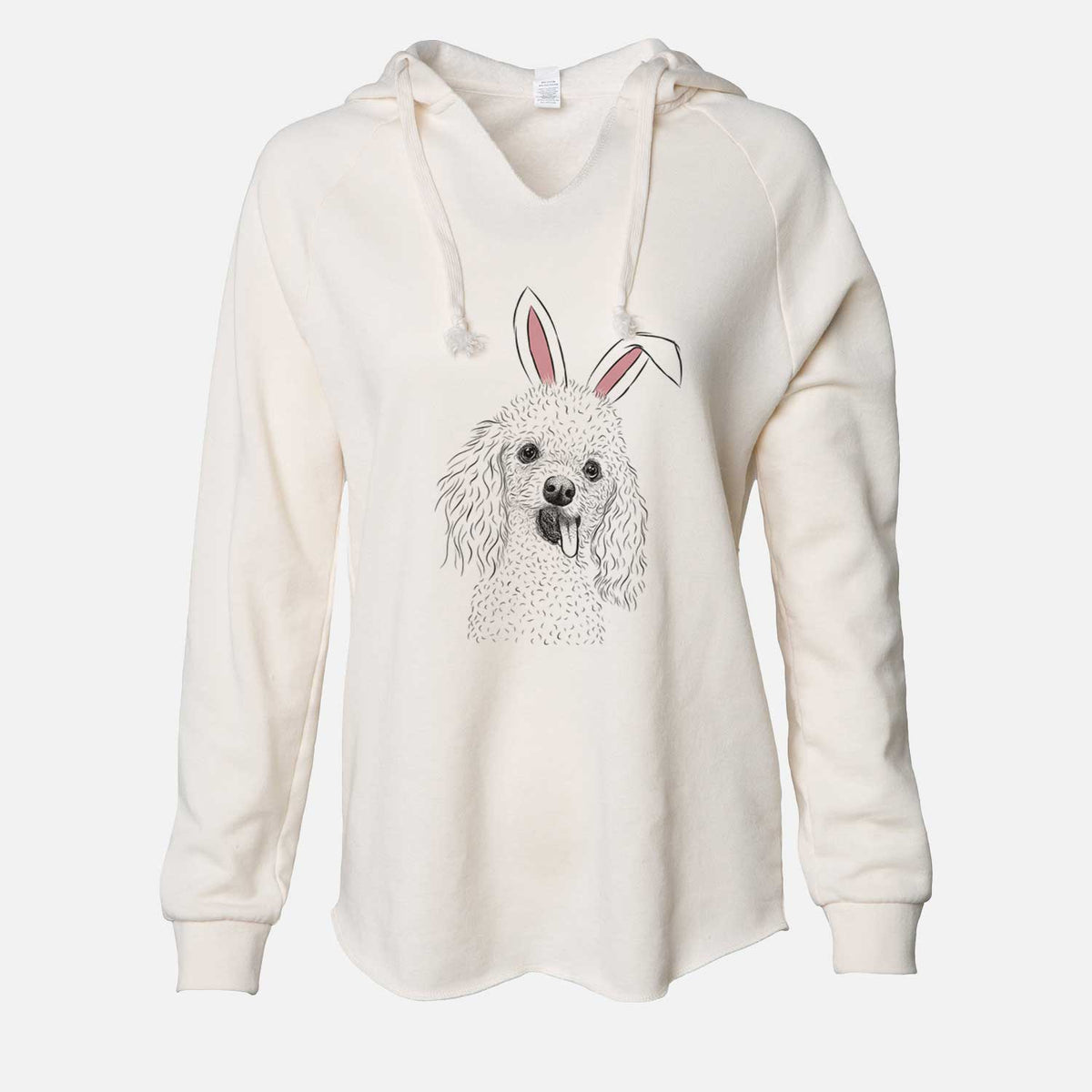 Easter Super Joey the Toy Poodle - Cali Wave Hooded Sweatshirt