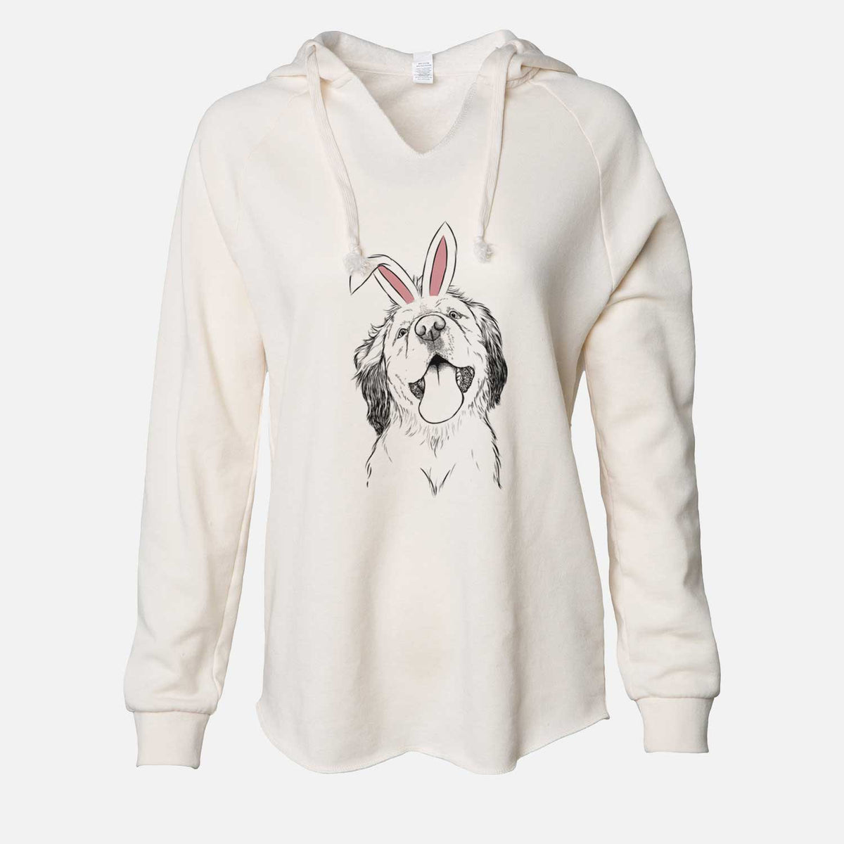 Easter Sven the Double Merle Spaniel Aussie Mix - Cali Wave Hooded Sweatshirt