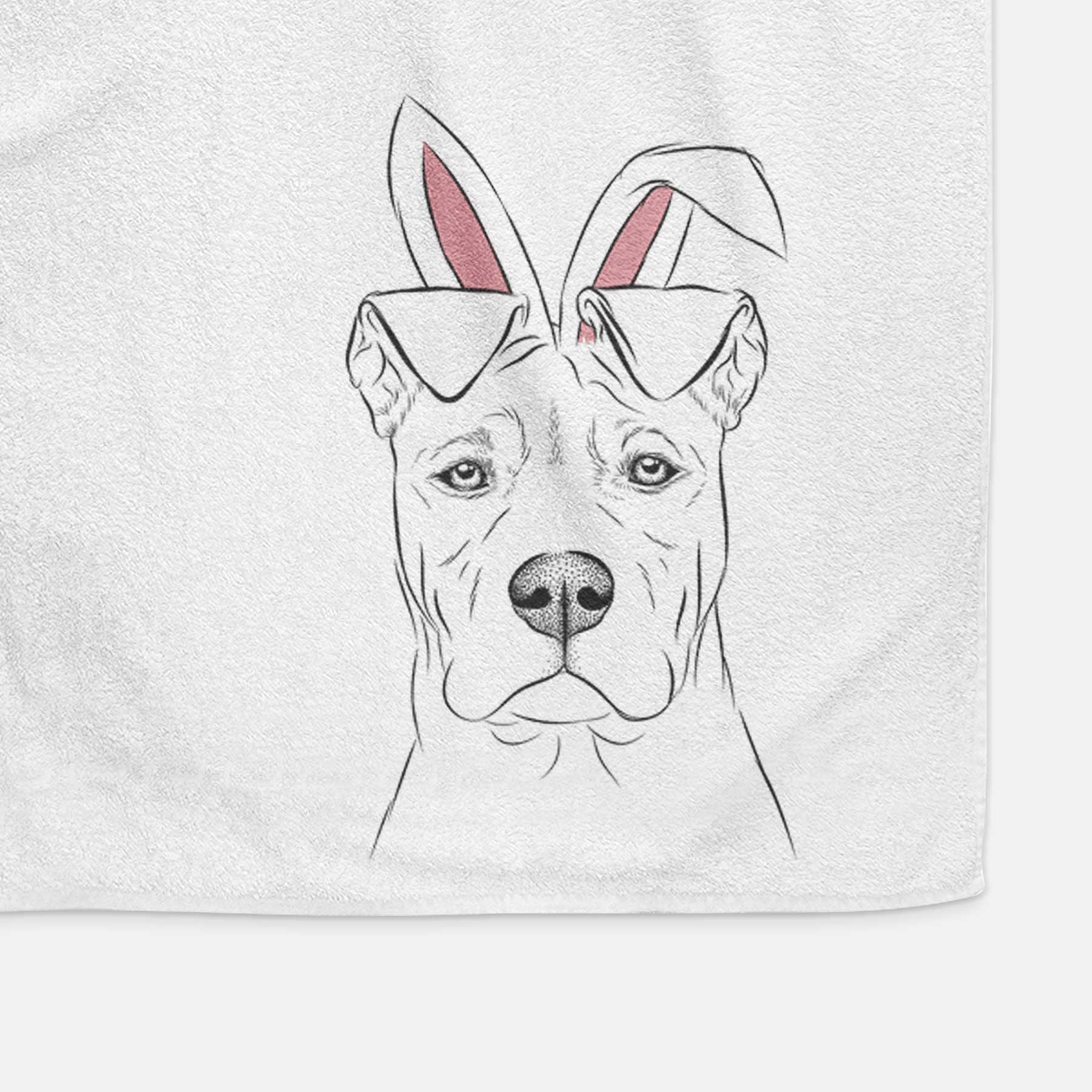 Sweet Finn the Mixed Breed Decorative Hand Towel