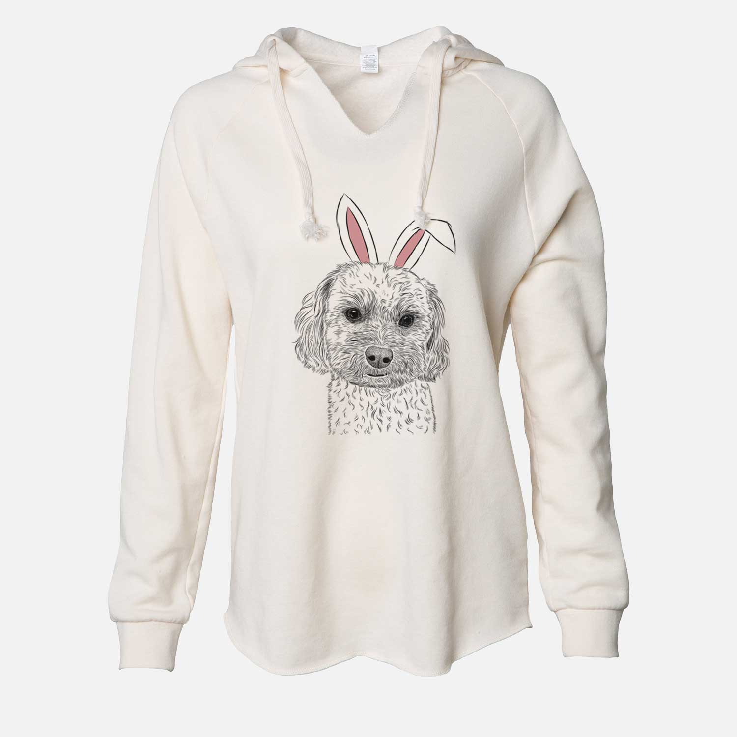 Easter Sweet George the Mixed Breed - Cali Wave Hooded Sweatshirt