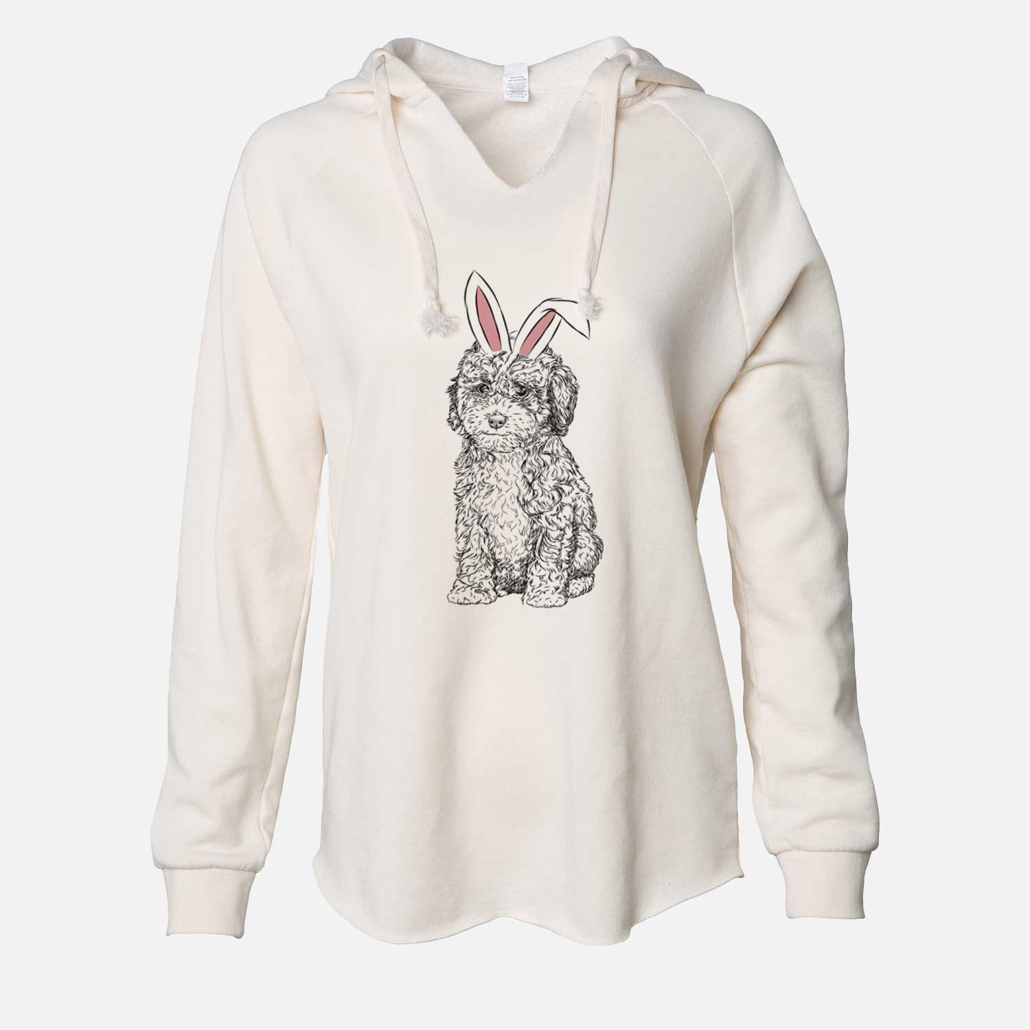 Easter Sweet Tea the Mini Doodle - Cali Wave Hooded Sweatshirt