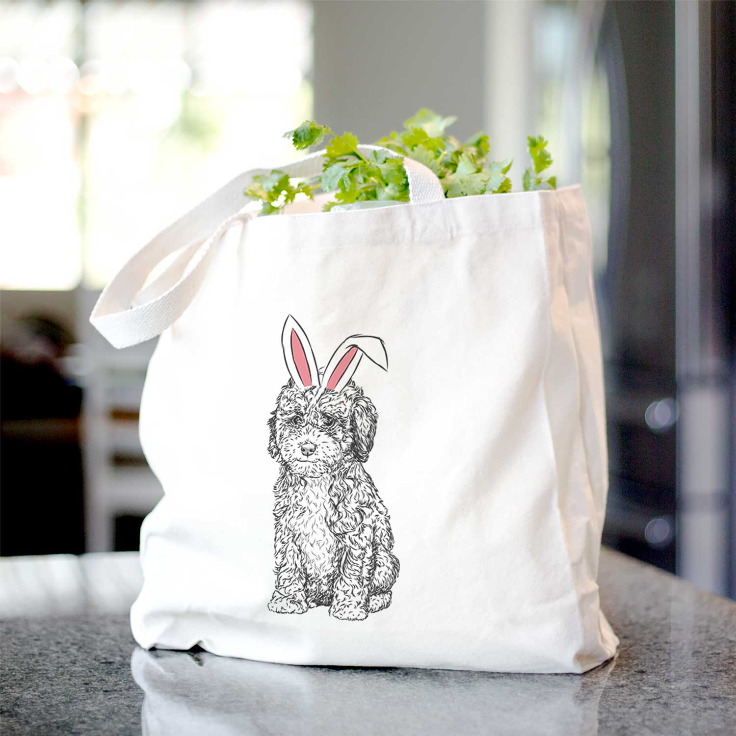 Sweet Tea the Mini Doodle - Tote Bag