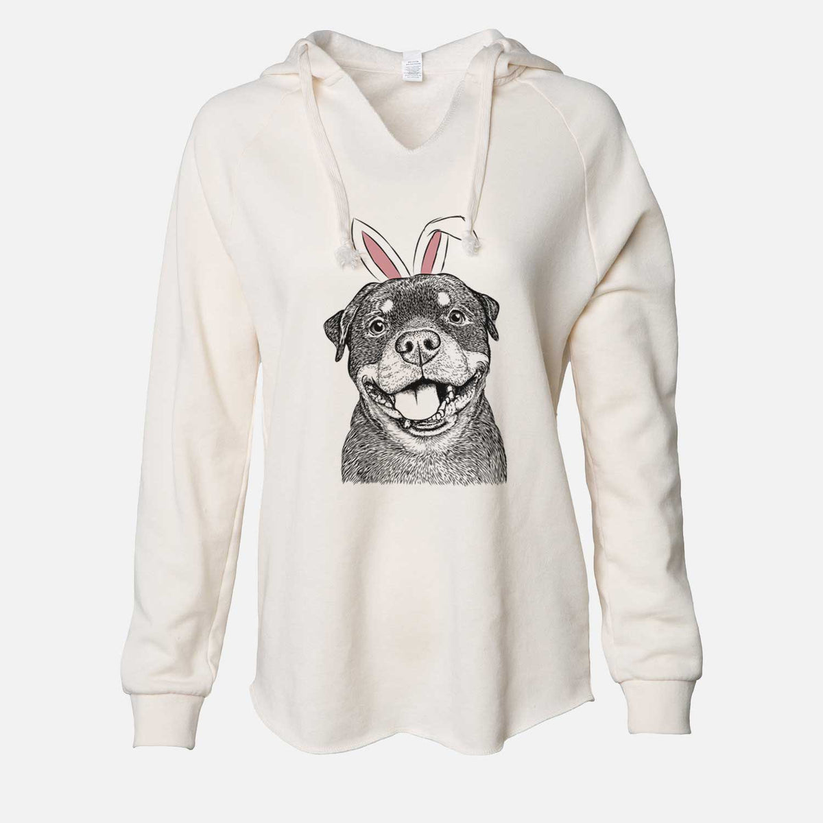 Easter Talos the Rottweiler - Cali Wave Hooded Sweatshirt