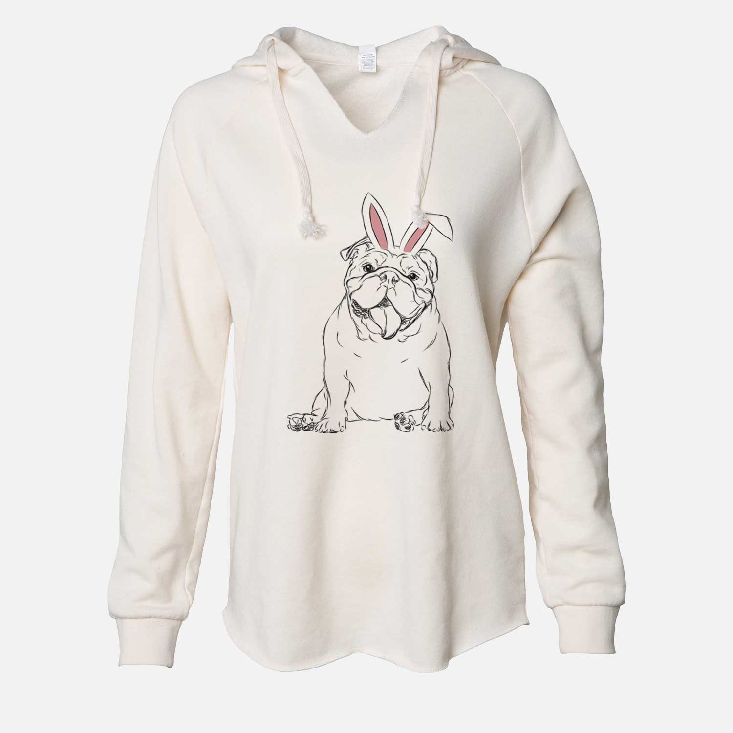 Easter Tank the English Bulldog - Cali Wave Hooded Sweatshirt