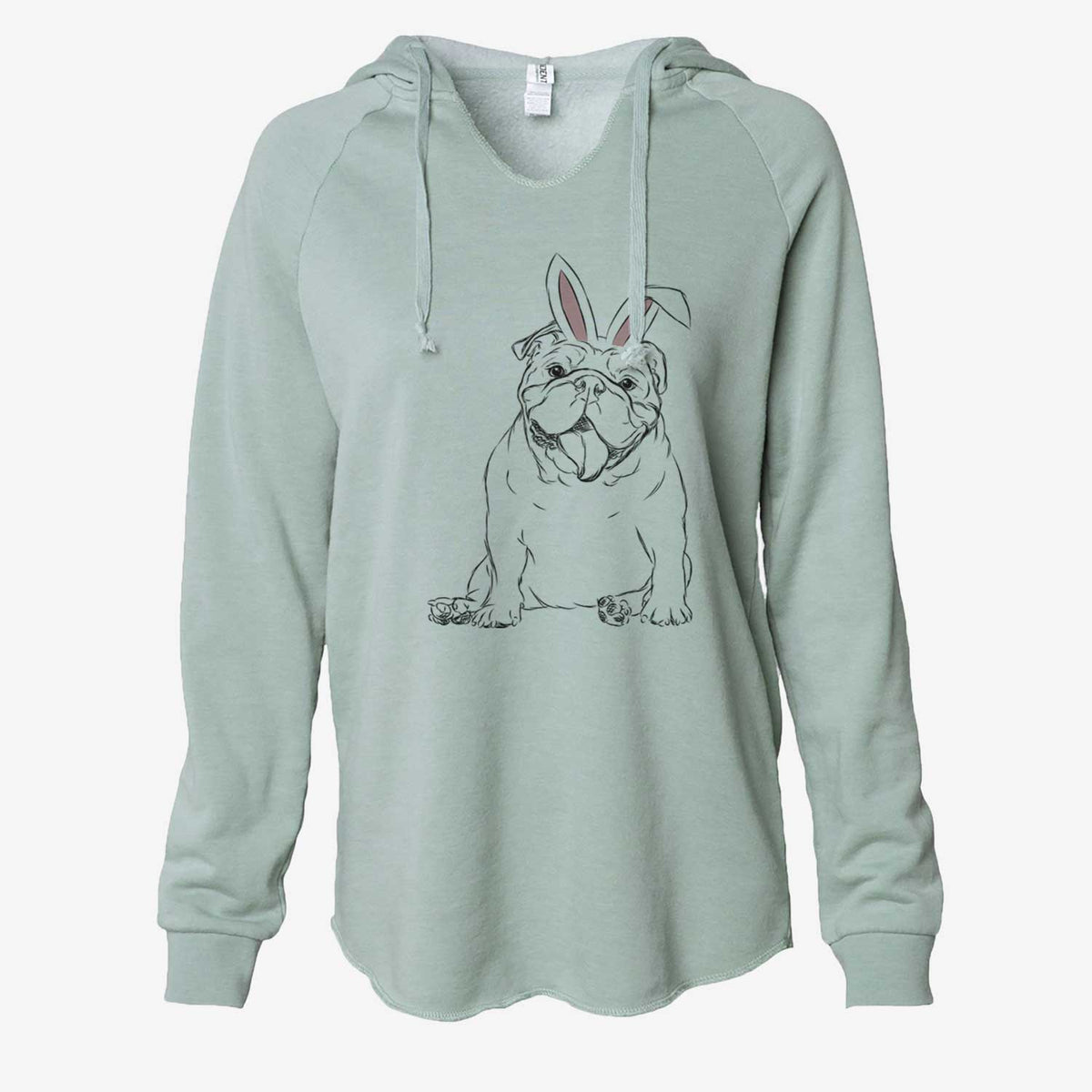 Easter Tank the English Bulldog - Cali Wave Hooded Sweatshirt