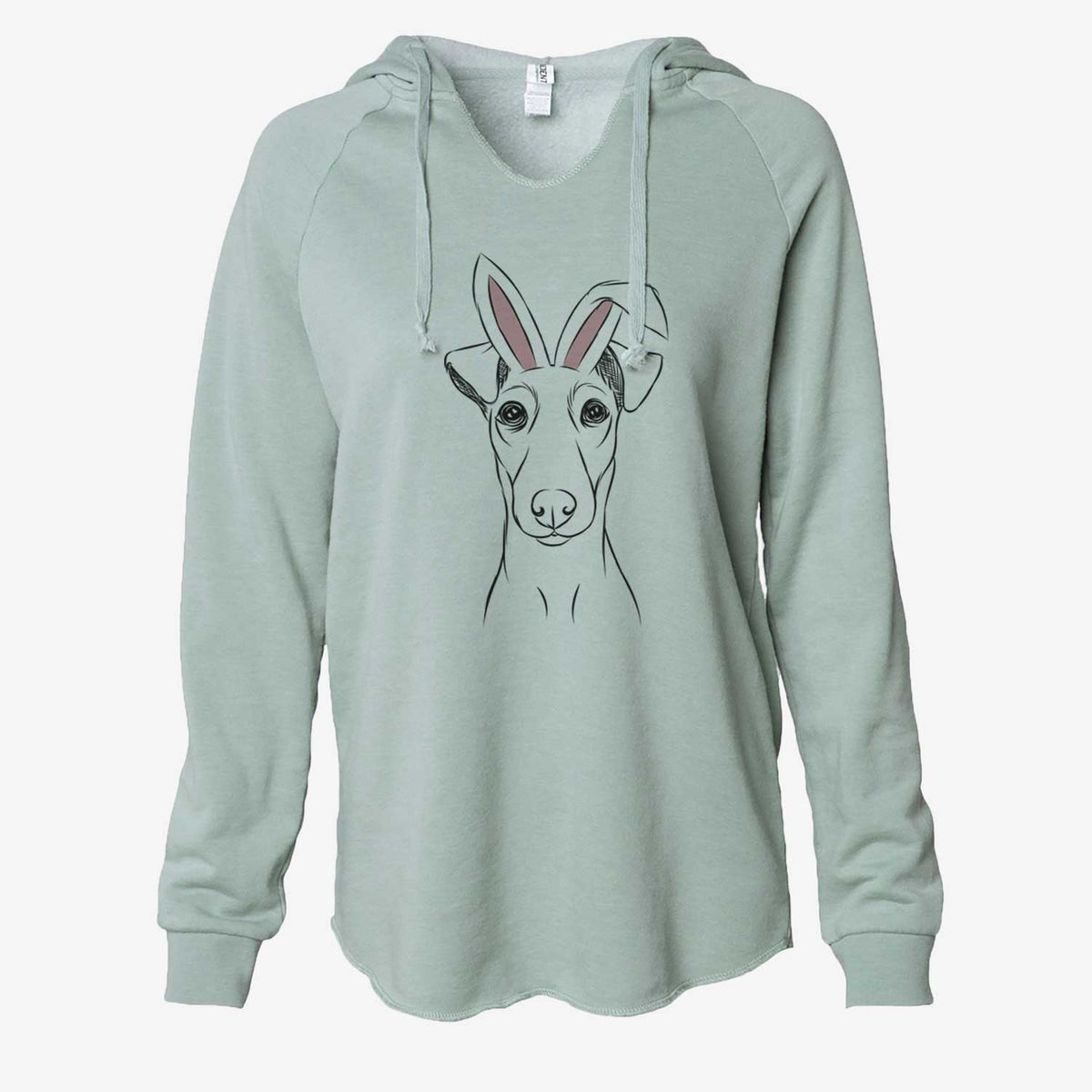 Easter Tanner the Fox Terrier - Cali Wave Hooded Sweatshirt