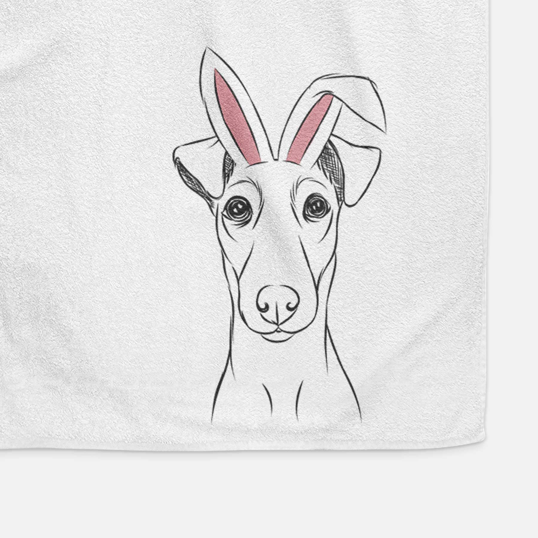 Tanner the Fox Terrier Decorative Hand Towel