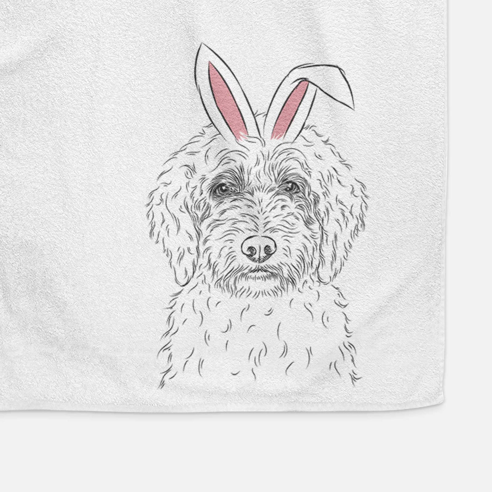 Teddy the Labradoodle Decorative Hand Towel