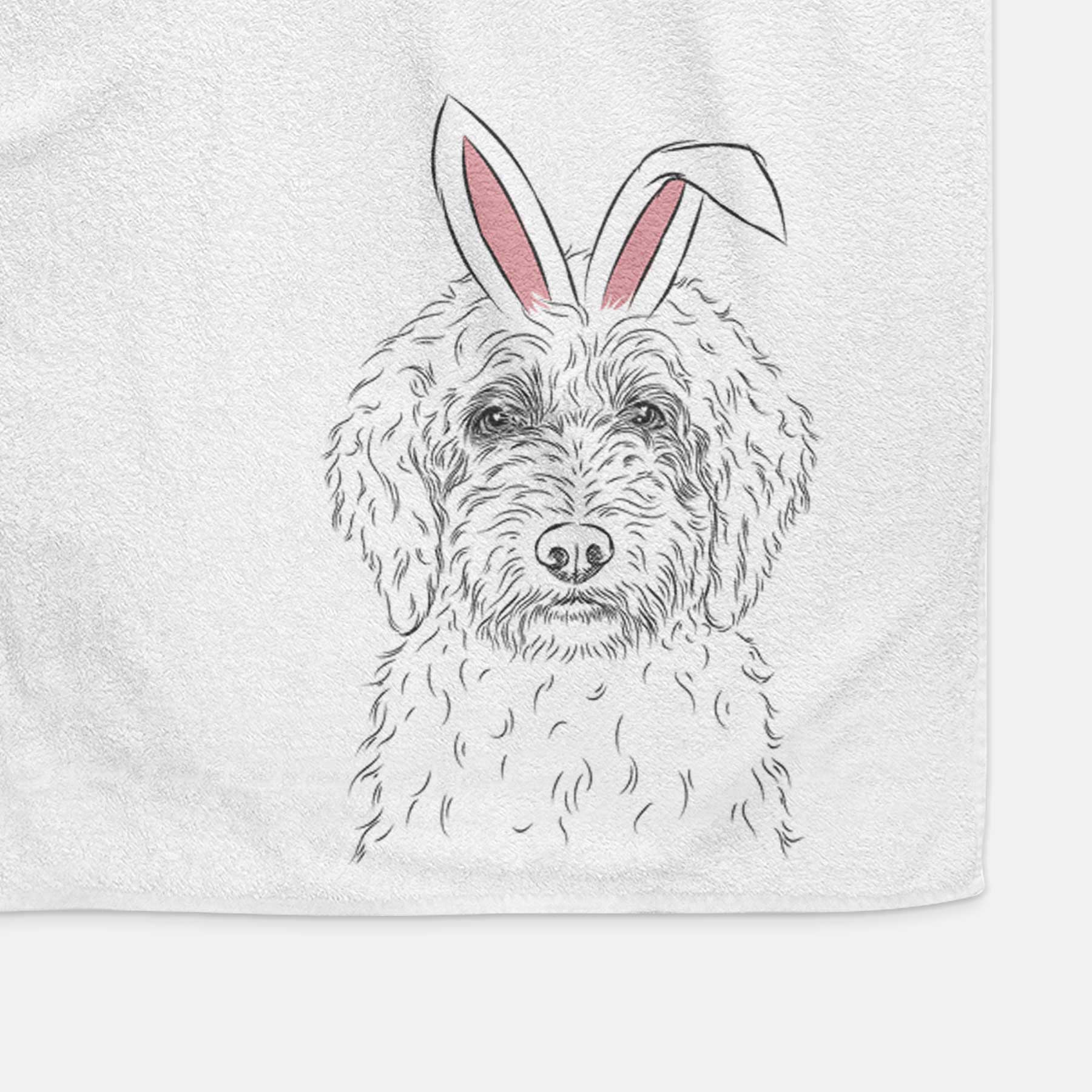 Teddy the Labradoodle Decorative Hand Towel