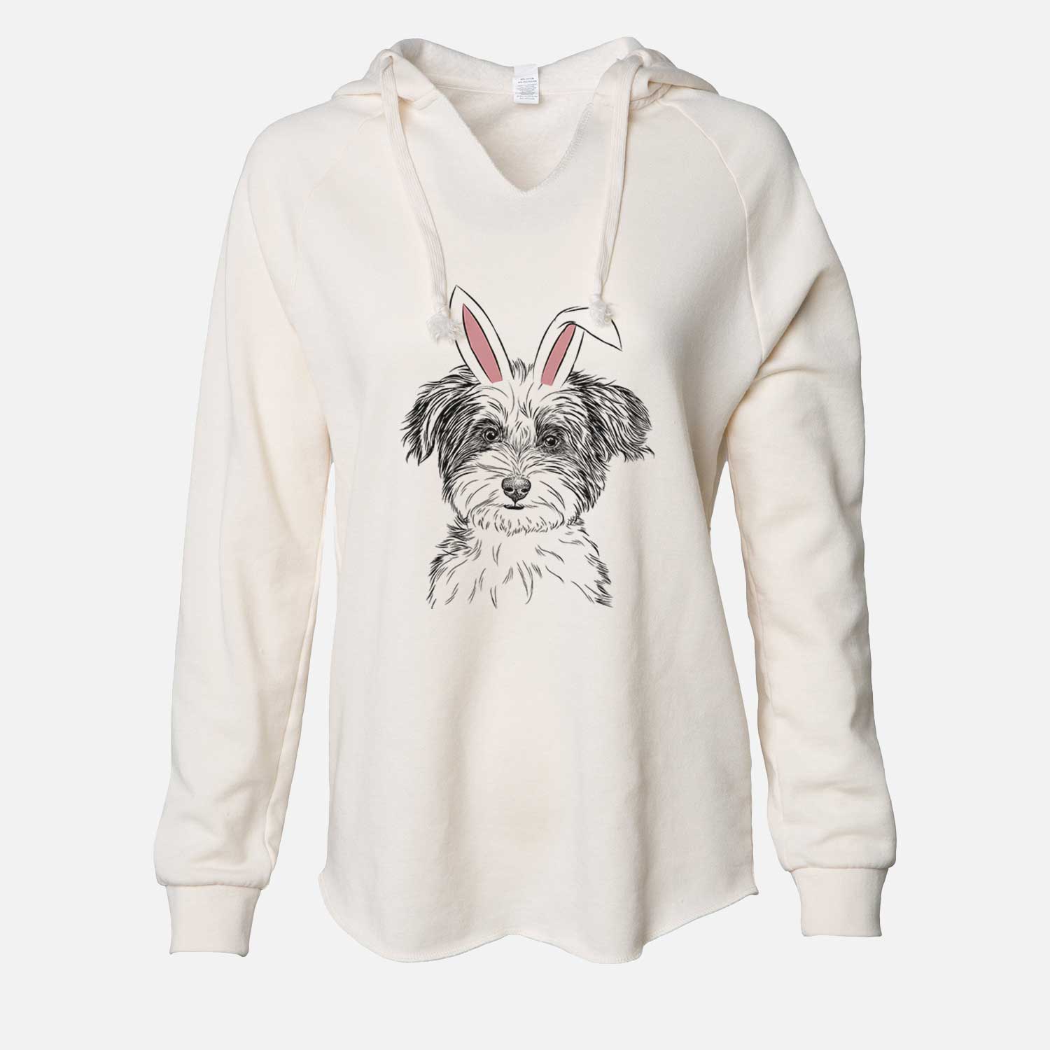 Easter Teddy the Havanese - Cali Wave Hooded Sweatshirt