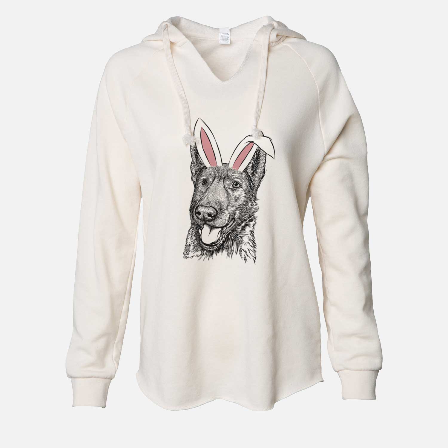 Easter Tena the German Shepherd - Cali Wave Hooded Sweatshirt