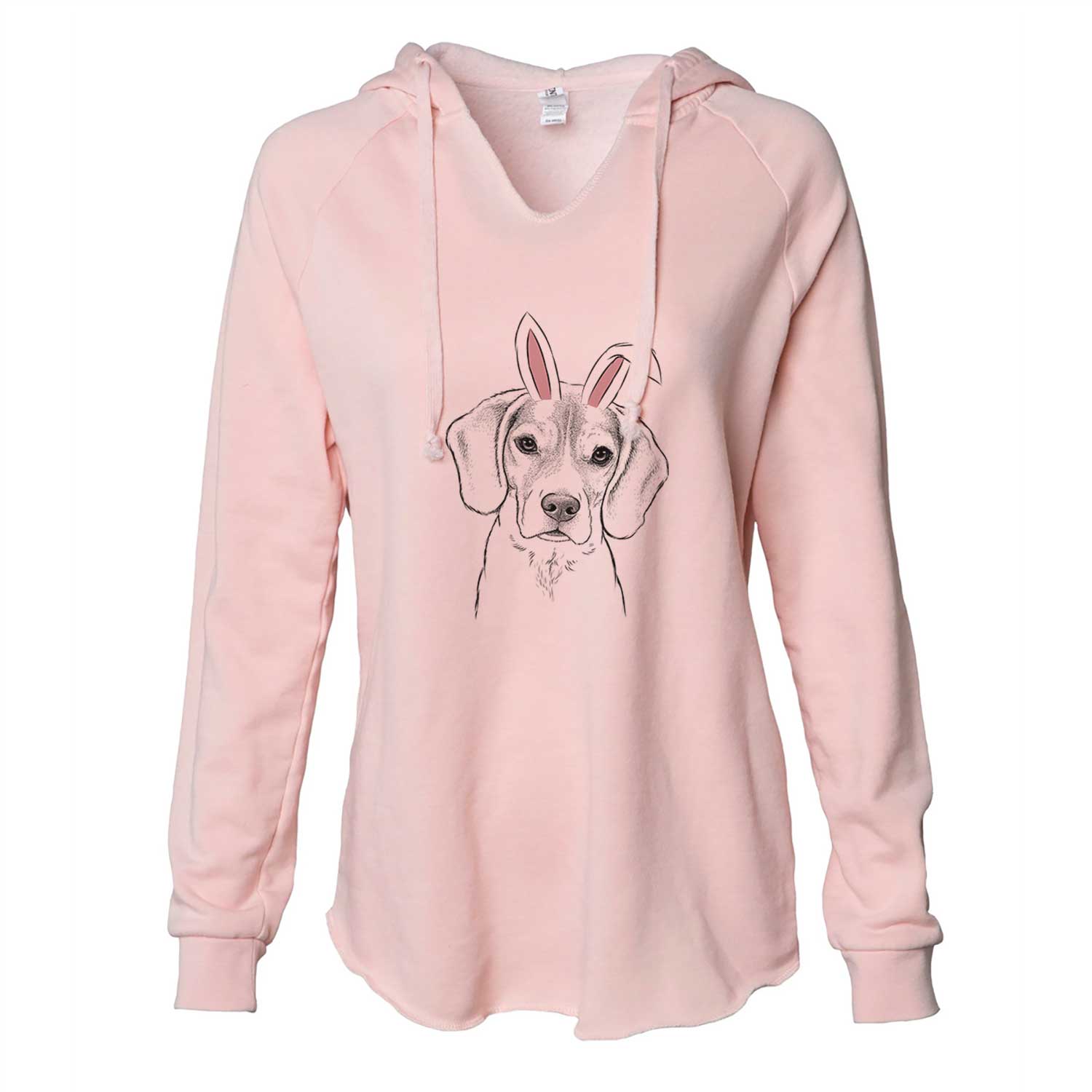 Easter Thea the Beagle - Cali Wave Hooded Sweatshirt