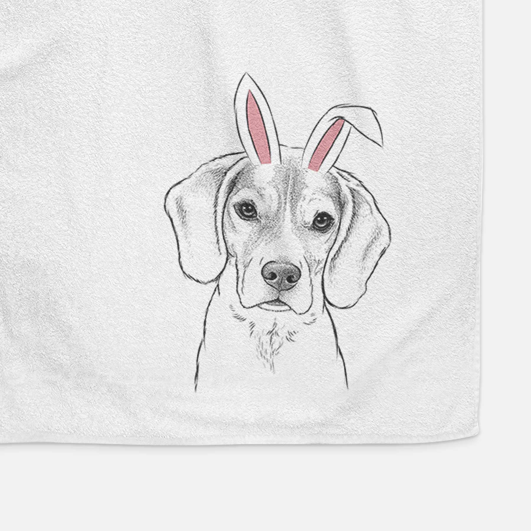 Thea the Beagle Decorative Hand Towel