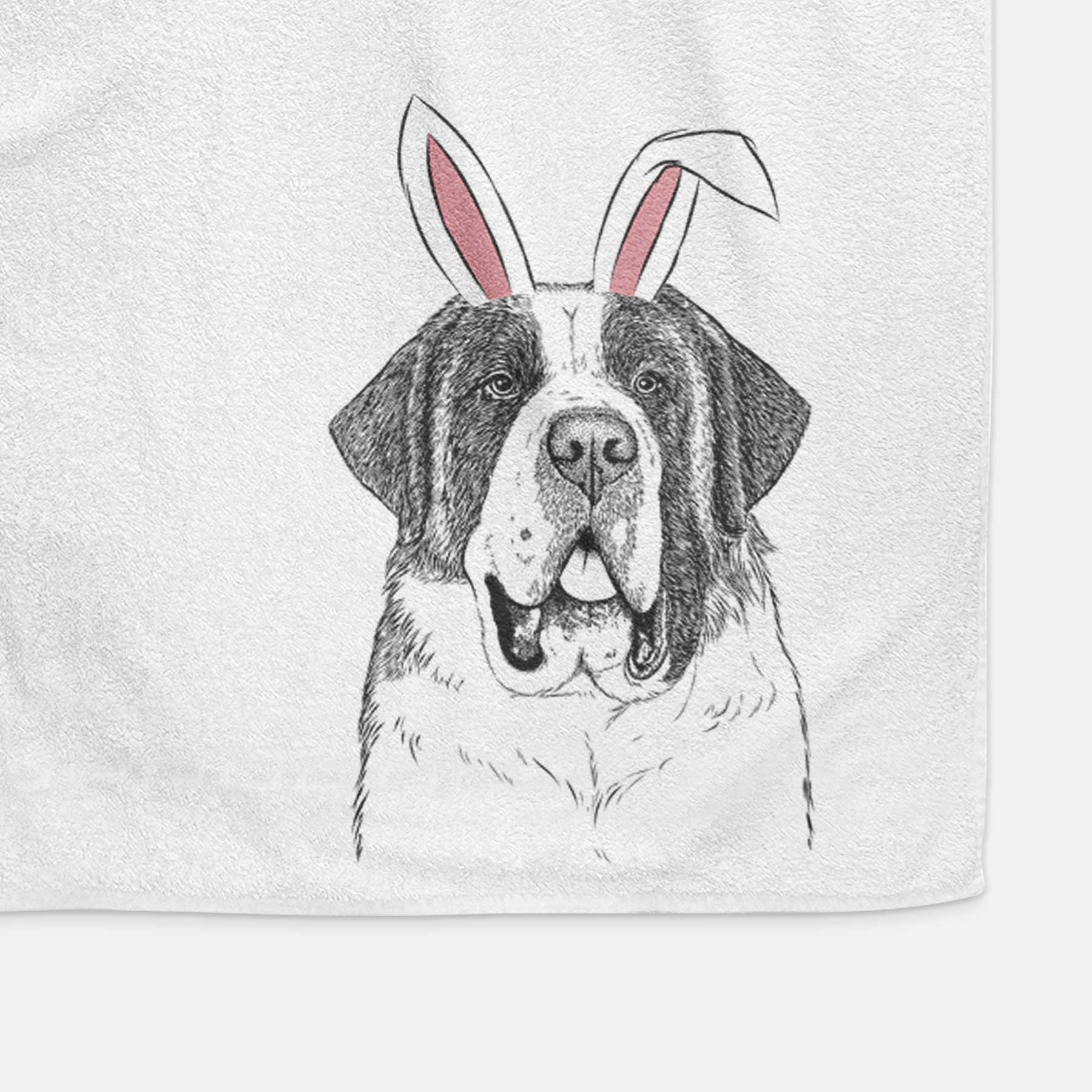 Thor the Saint Bernard Decorative Hand Towel