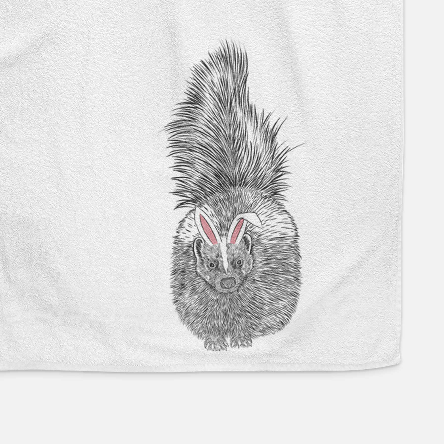 Tibbs the Skunk Decorative Hand Towel