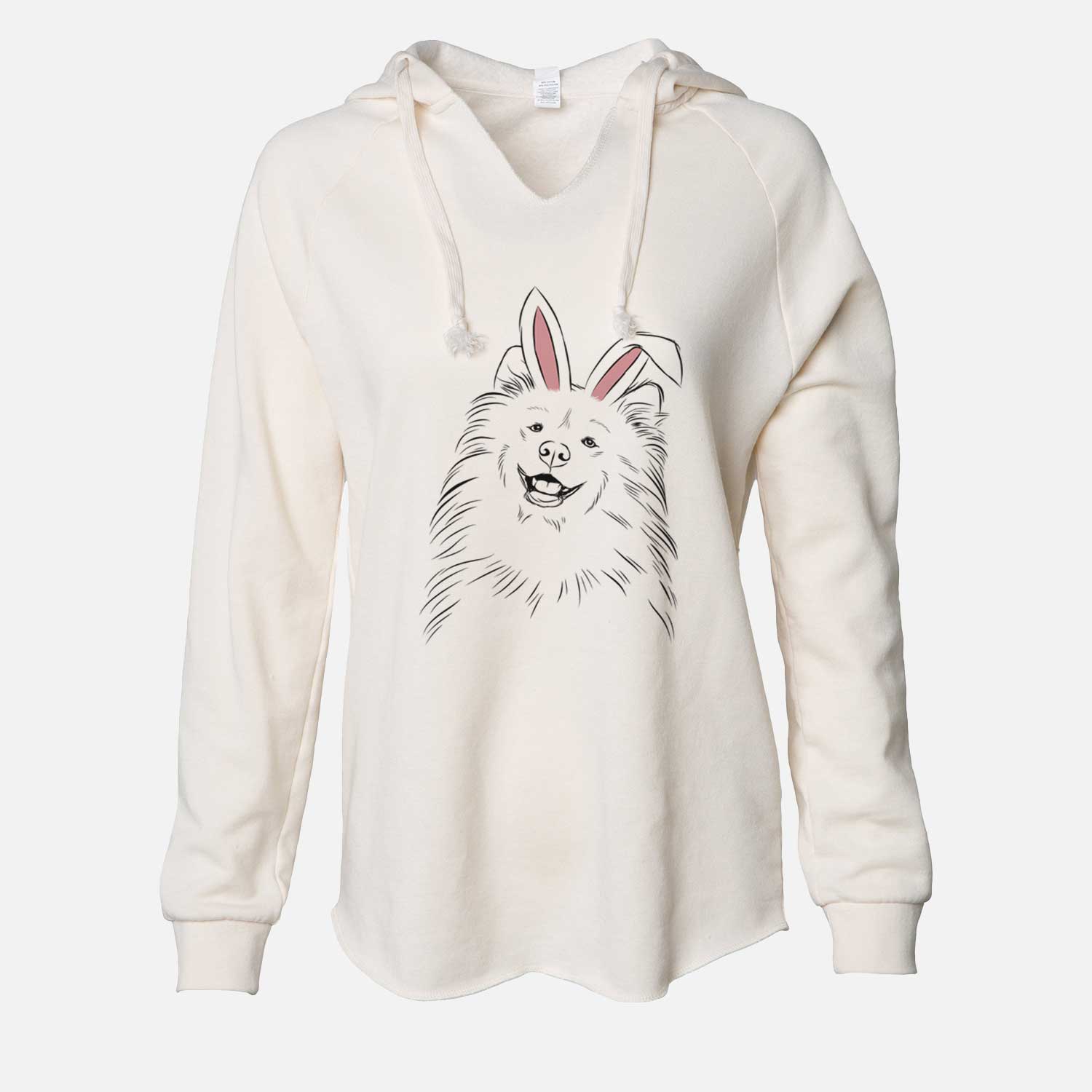 Easter Tillie the Samoyed - Cali Wave Hooded Sweatshirt