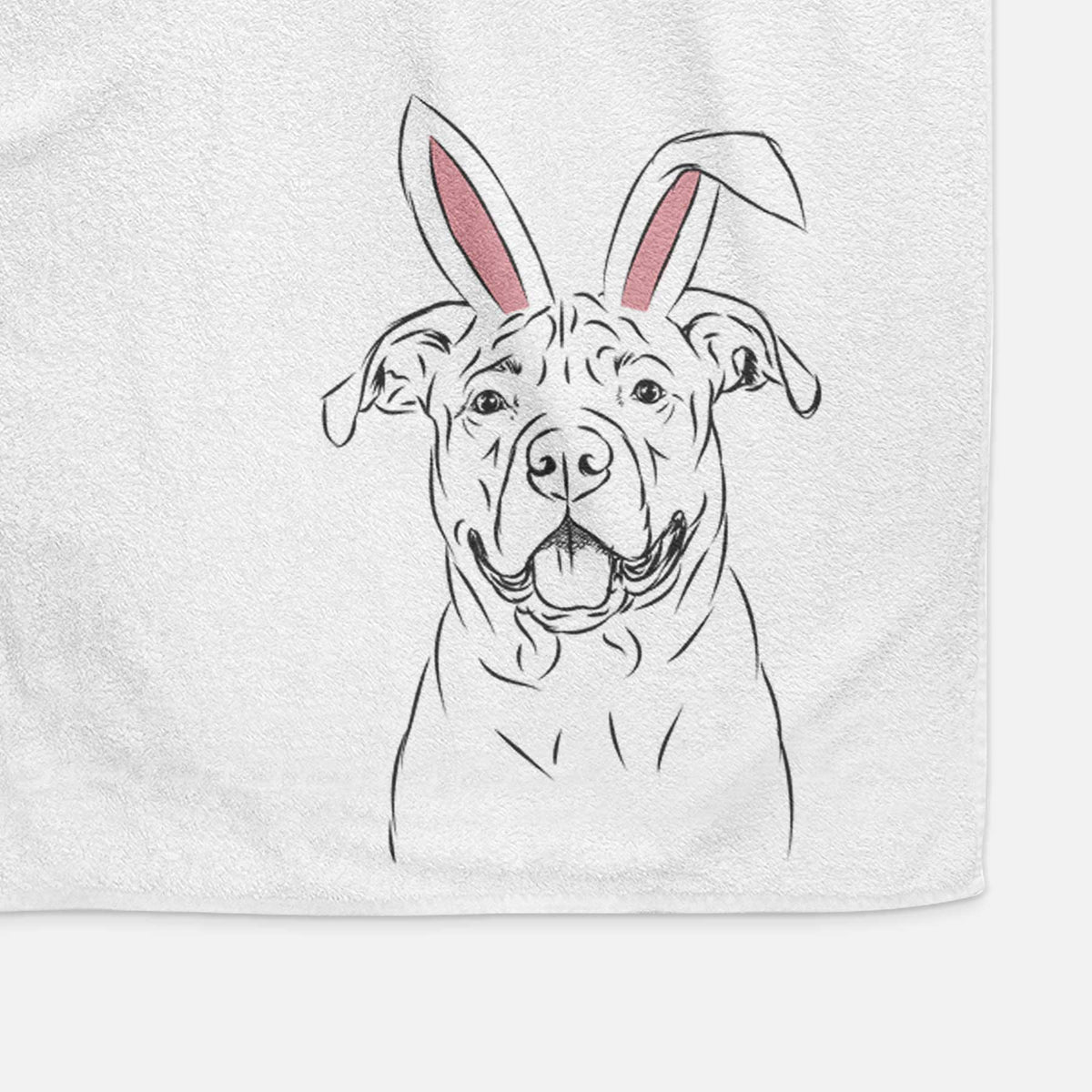 Timmy the Mixed Breed Decorative Hand Towel