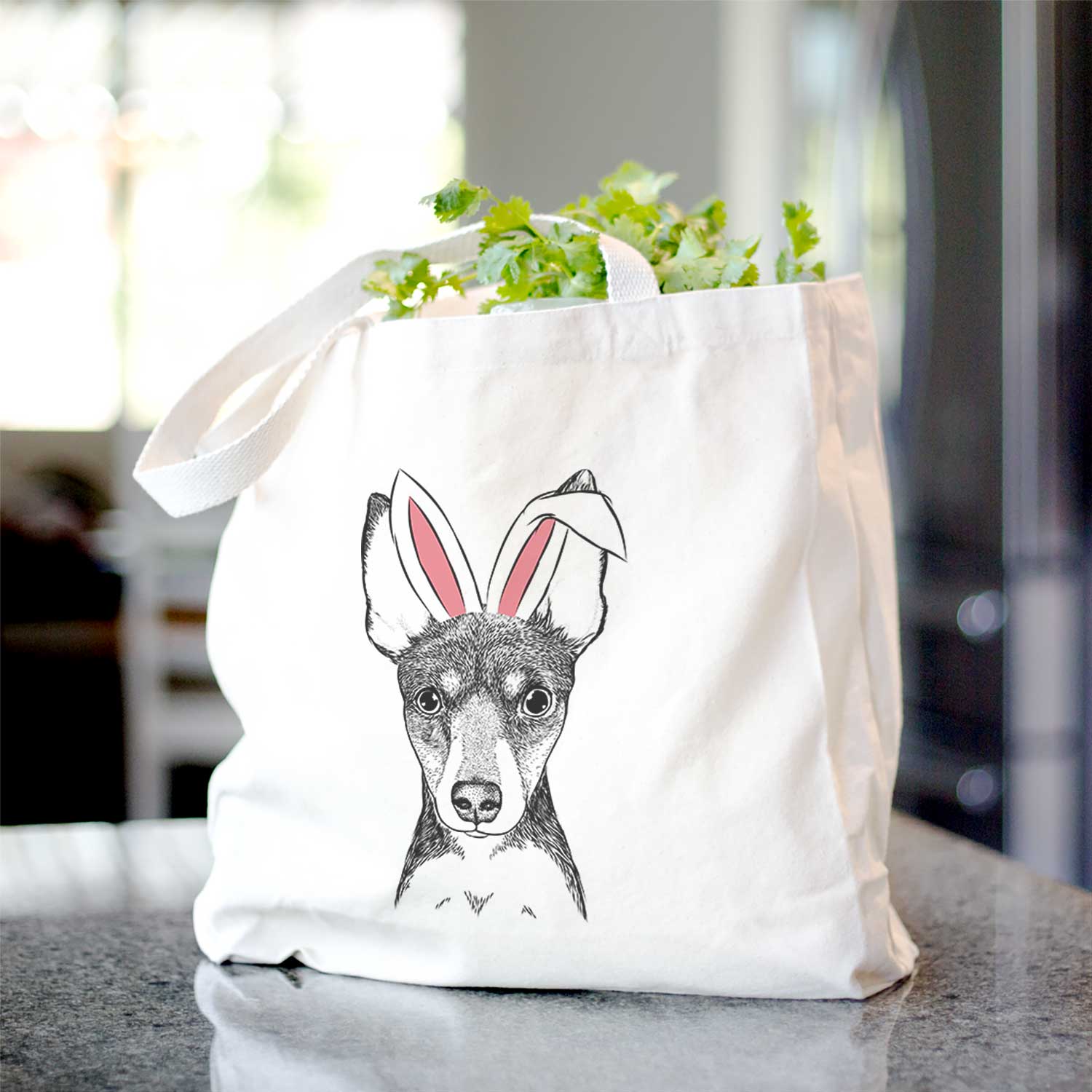 Tiny the Toy Fox Terrier - Tote Bag