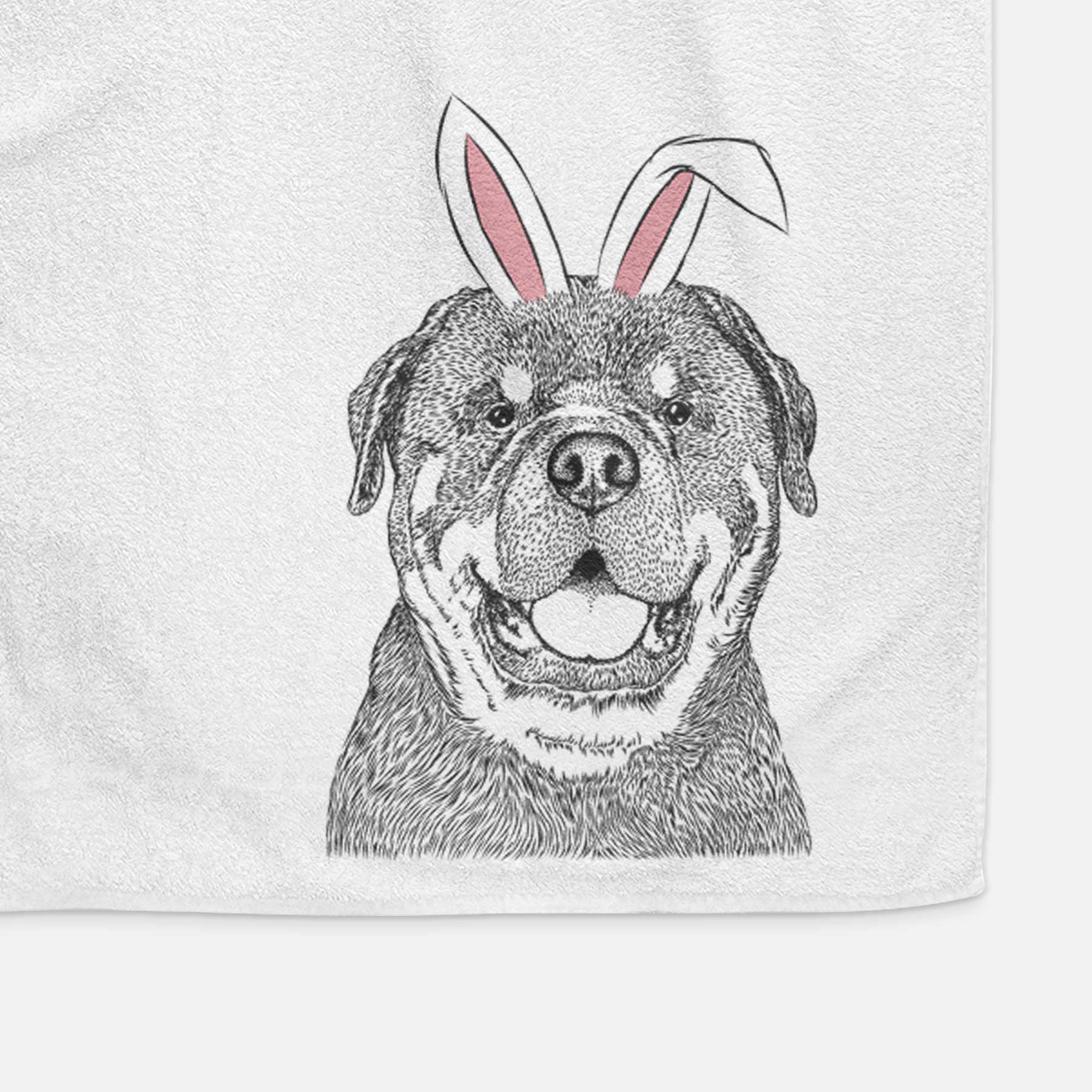 Titan the Rottweiler Decorative Hand Towel