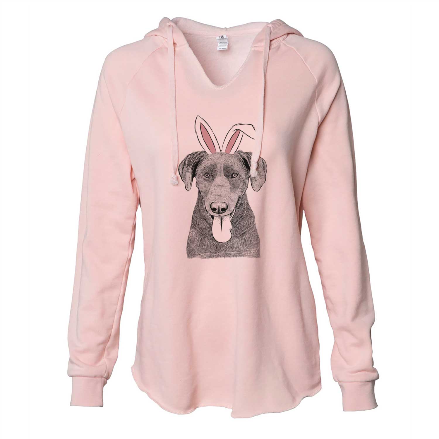 Easter Tobes the Chocolate Lab - Cali Wave Hooded Sweatshirt