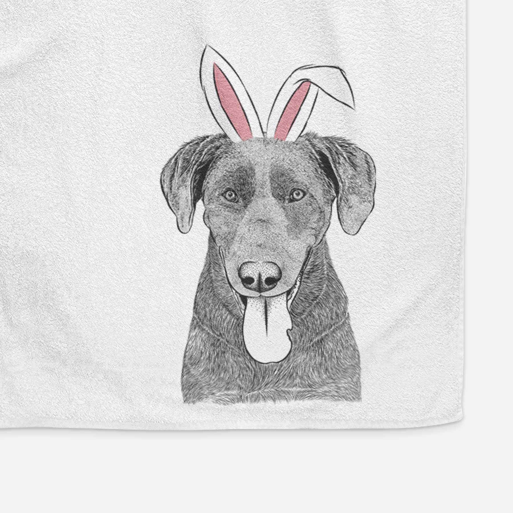 Tobes the Chocolate Lab Decorative Hand Towel