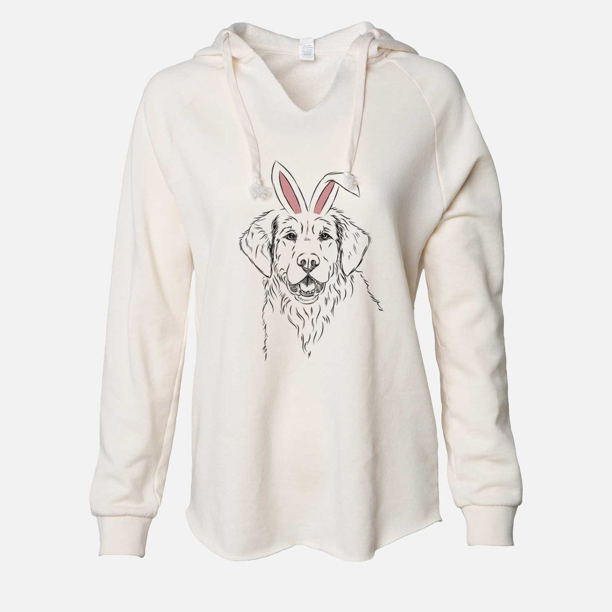 Easter Toby the Golden Retriever - Cali Wave Hooded Sweatshirt
