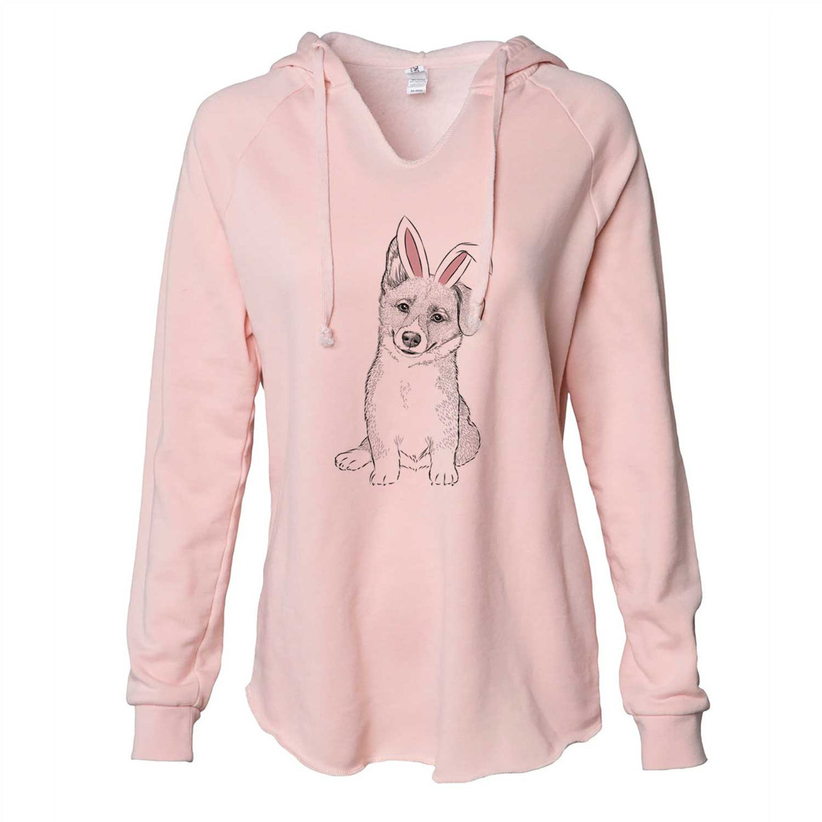 Easter Toby the Corgi Puppy - Cali Wave Hooded Sweatshirt