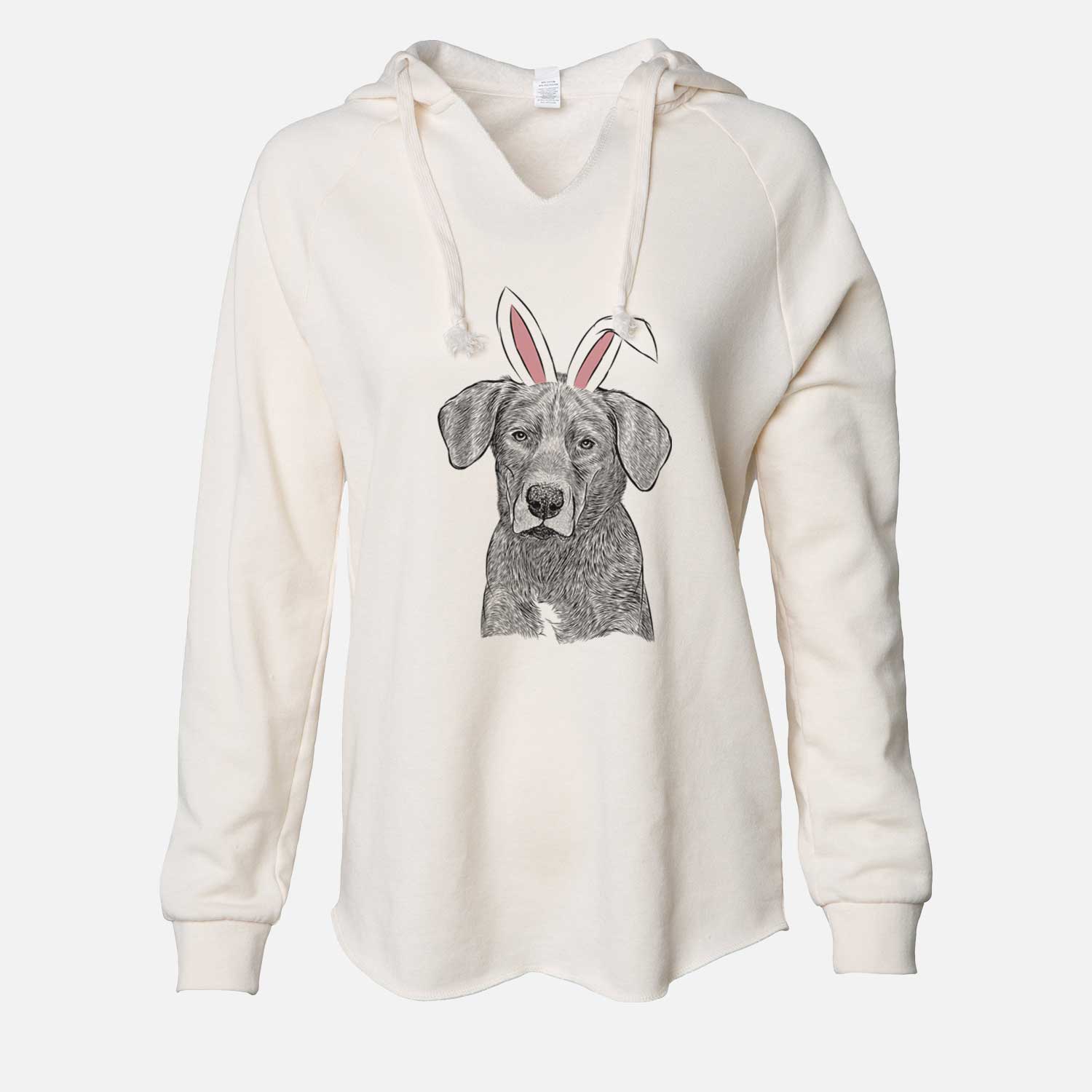 Easter Tom the Lab Dane Mix - Cali Wave Hooded Sweatshirt