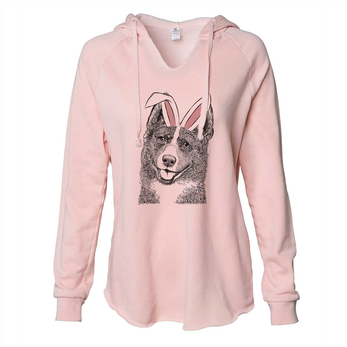 Easter Tosca the Karelian Bear Dog - Cali Wave Hooded Sweatshirt