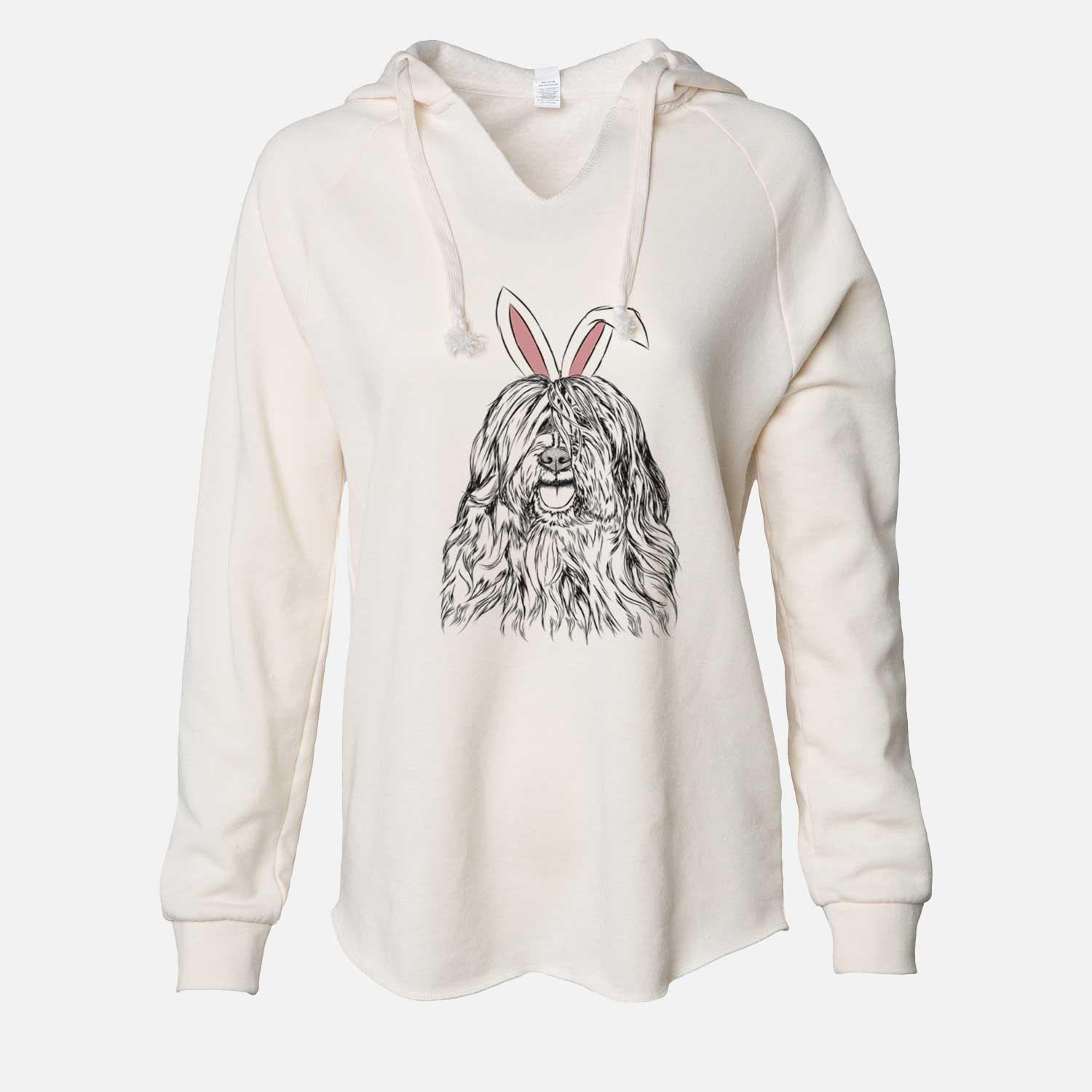 Easter Trinket the Tibetan Terrier - Cali Wave Hooded Sweatshirt