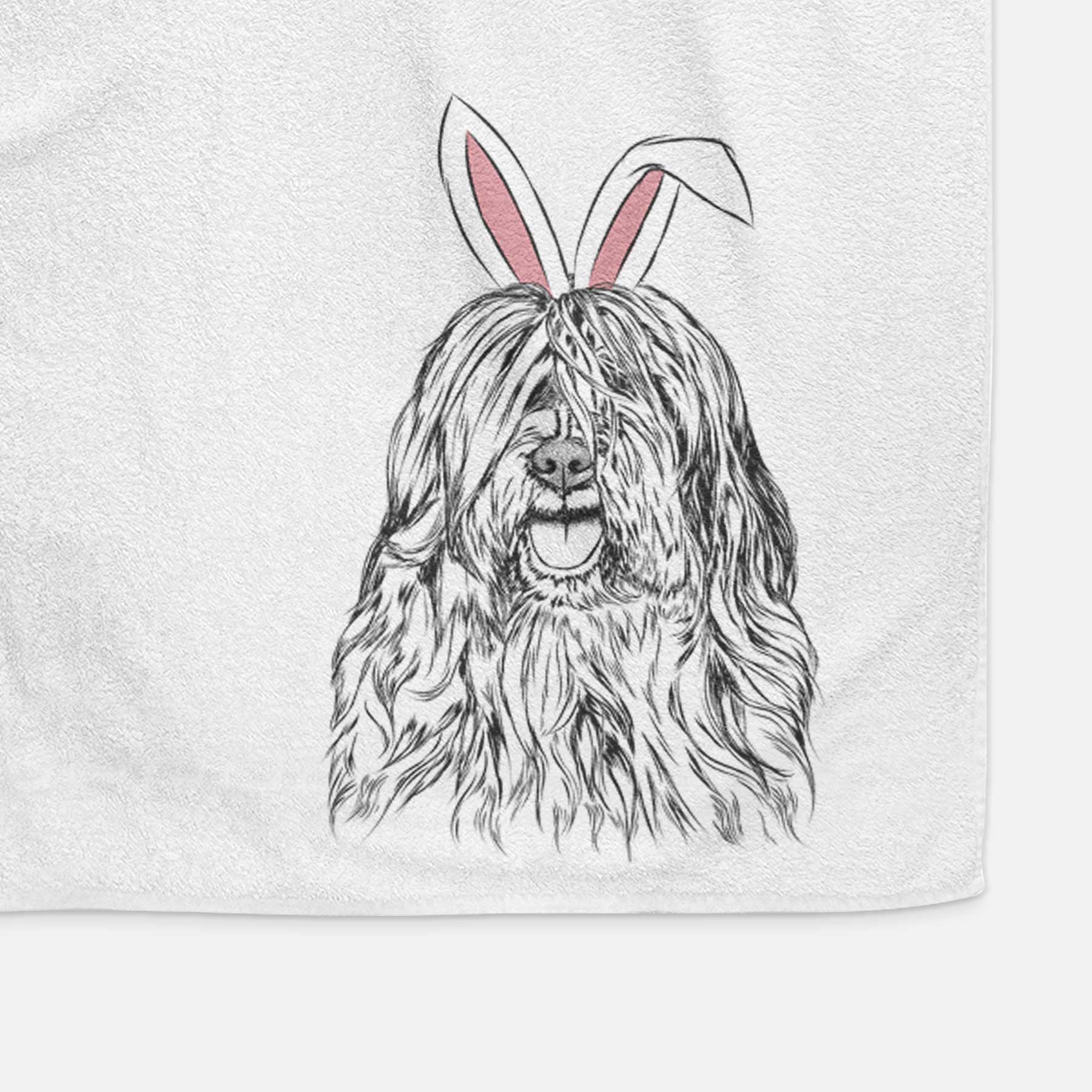 Trinket the Tibetan Terrier Decorative Hand Towel