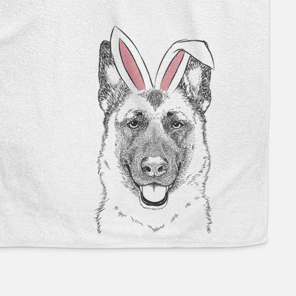 Trooper the German Shepherd Decorative Hand Towel