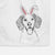 Trooper the Hound Mix Decorative Hand Towel