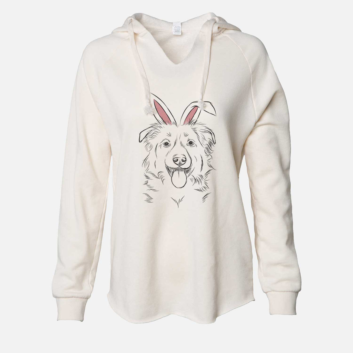 Easter Tucker the Collie Shepherd - Cali Wave Hooded Sweatshirt