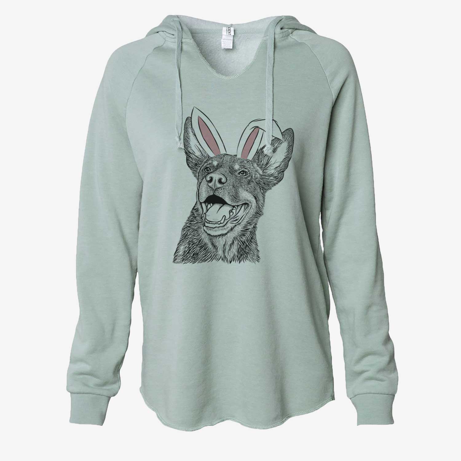 Easter Tucker the Australian Kelpie - Cali Wave Hooded Sweatshirt