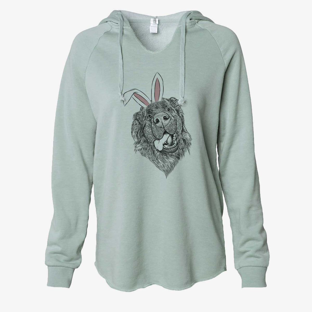 Easter Tuna the Newfoundland - Cali Wave Hooded Sweatshirt
