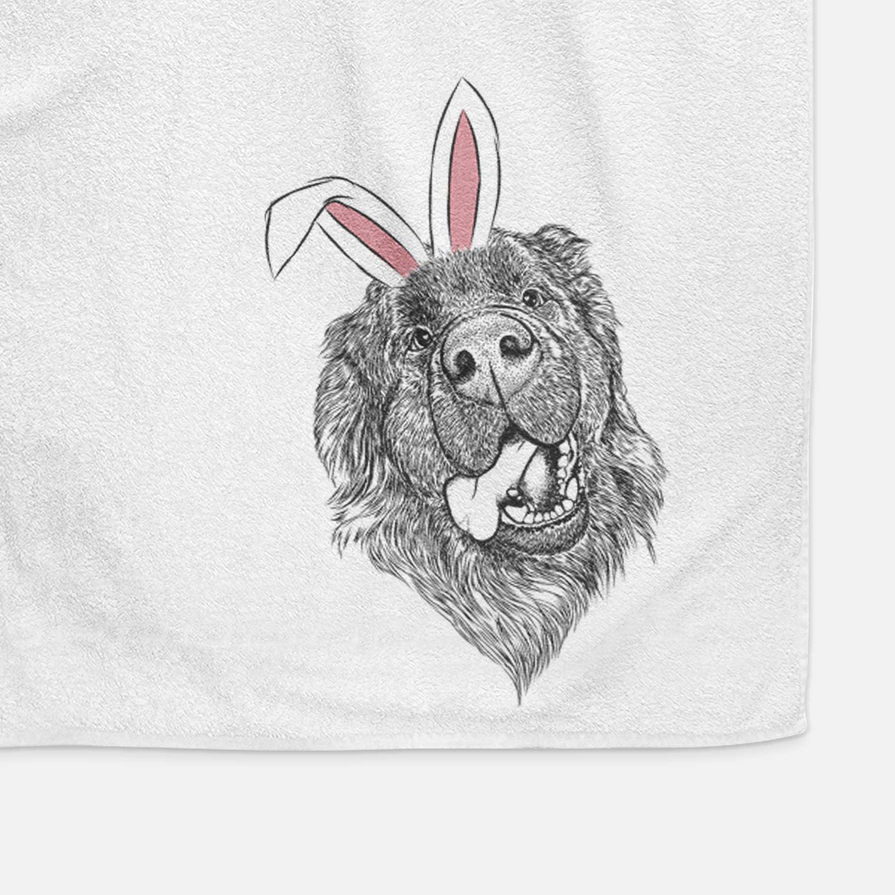 Tuna the Newfoundland Decorative Hand Towel